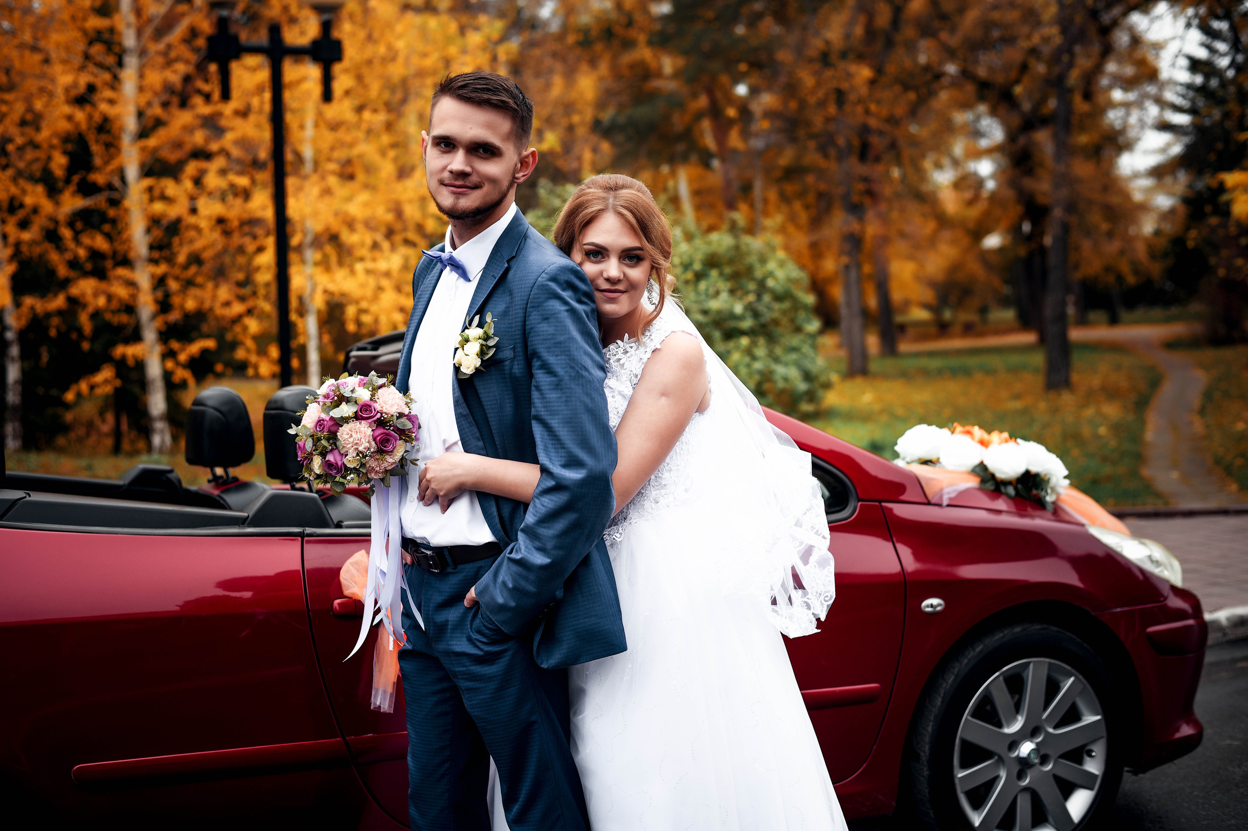 Осенняя свадебная серия Александра и Кристины. Свадебный, семейный, детский, контент фотограф в Омске Максим Ильин