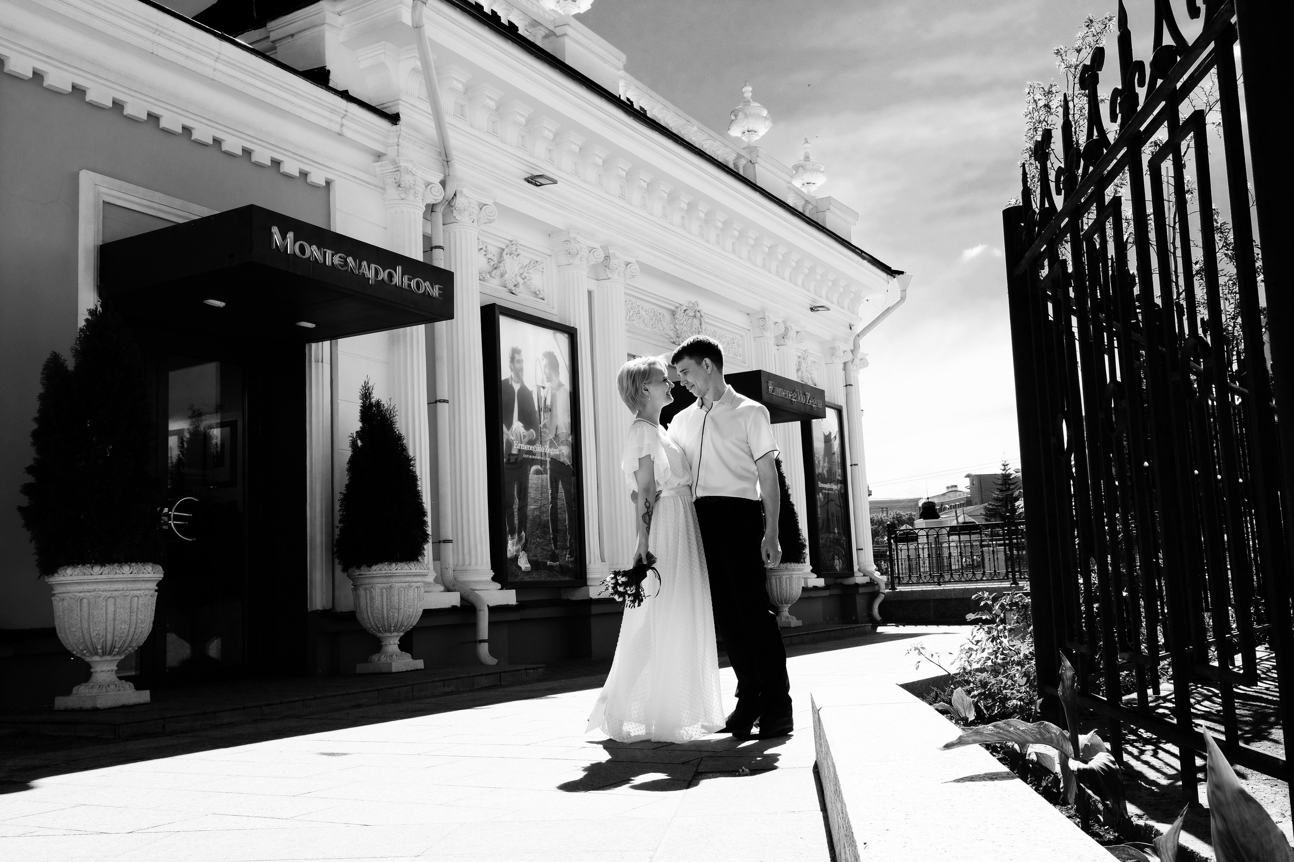 Свадебная Пятница 13)))) Серия чб снимков Любови и Алексея. Свадебный, семейный, детский, контент фотограф в Омске Максим Ильин