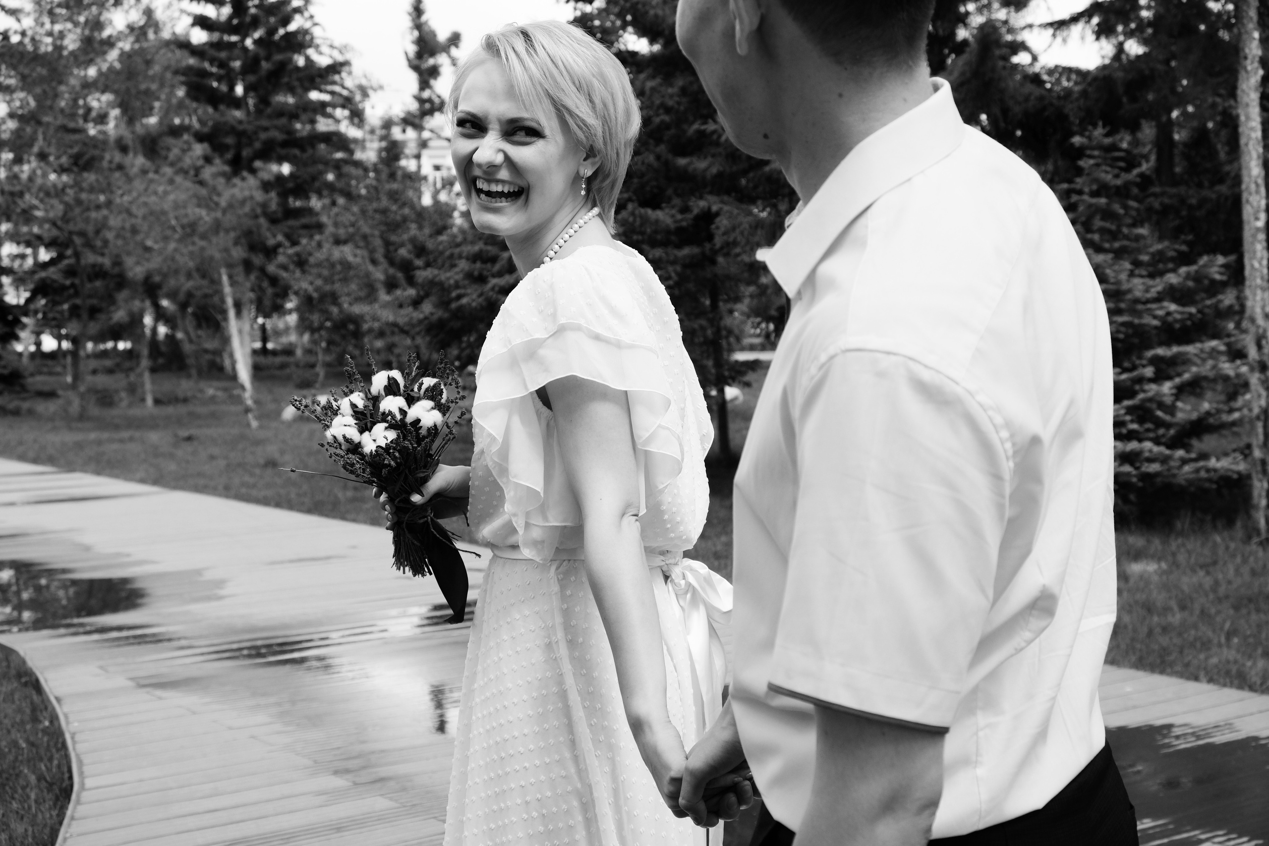 Свадебная Пятница 13)))) Серия чб снимков Любови и Алексея. Свадебный, семейный, детский, контент фотограф в Омске Максим Ильин