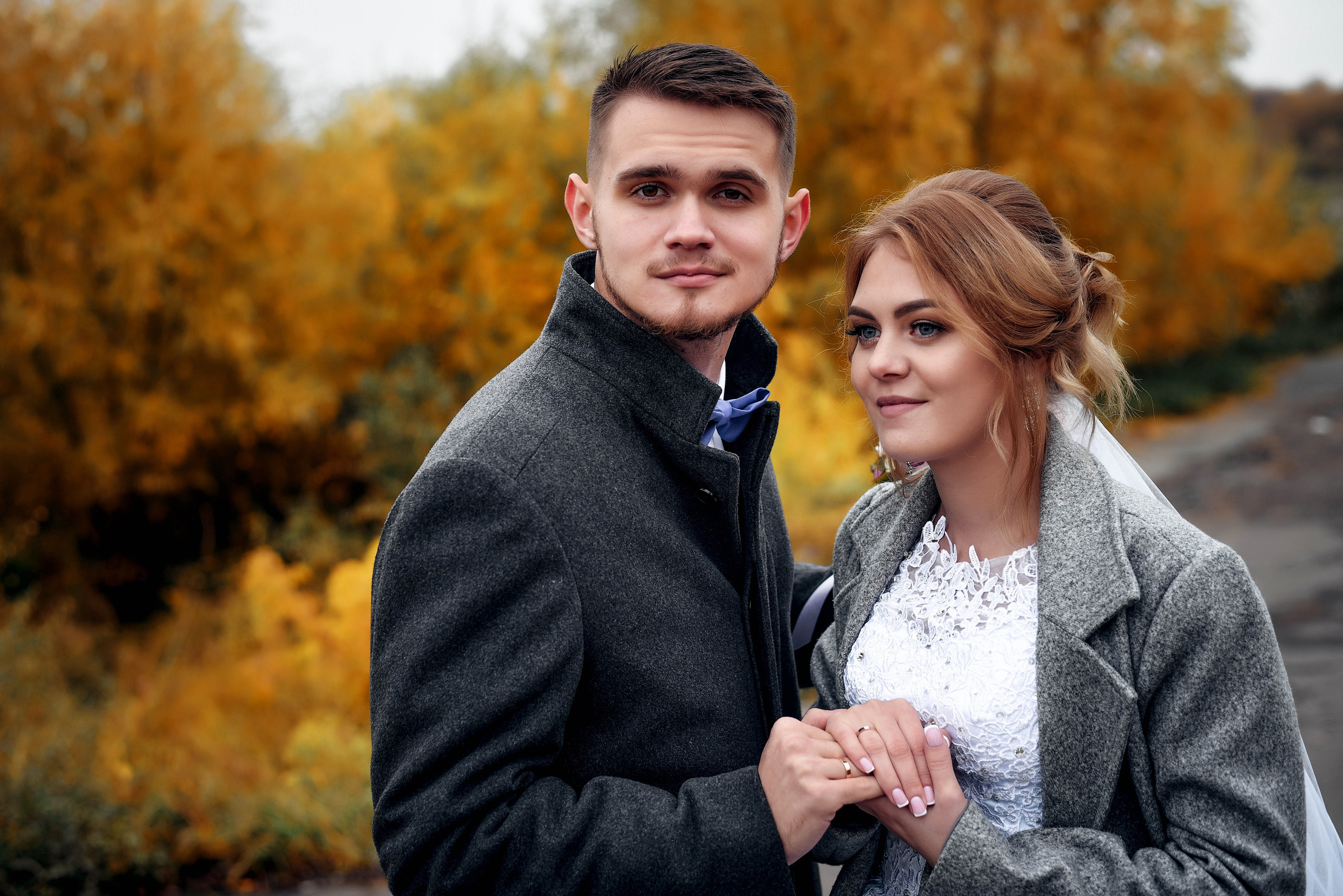 Осенняя свадебная серия Александра и Кристины. Свадебный, семейный, детский, контент фотограф в Омске Максим Ильин