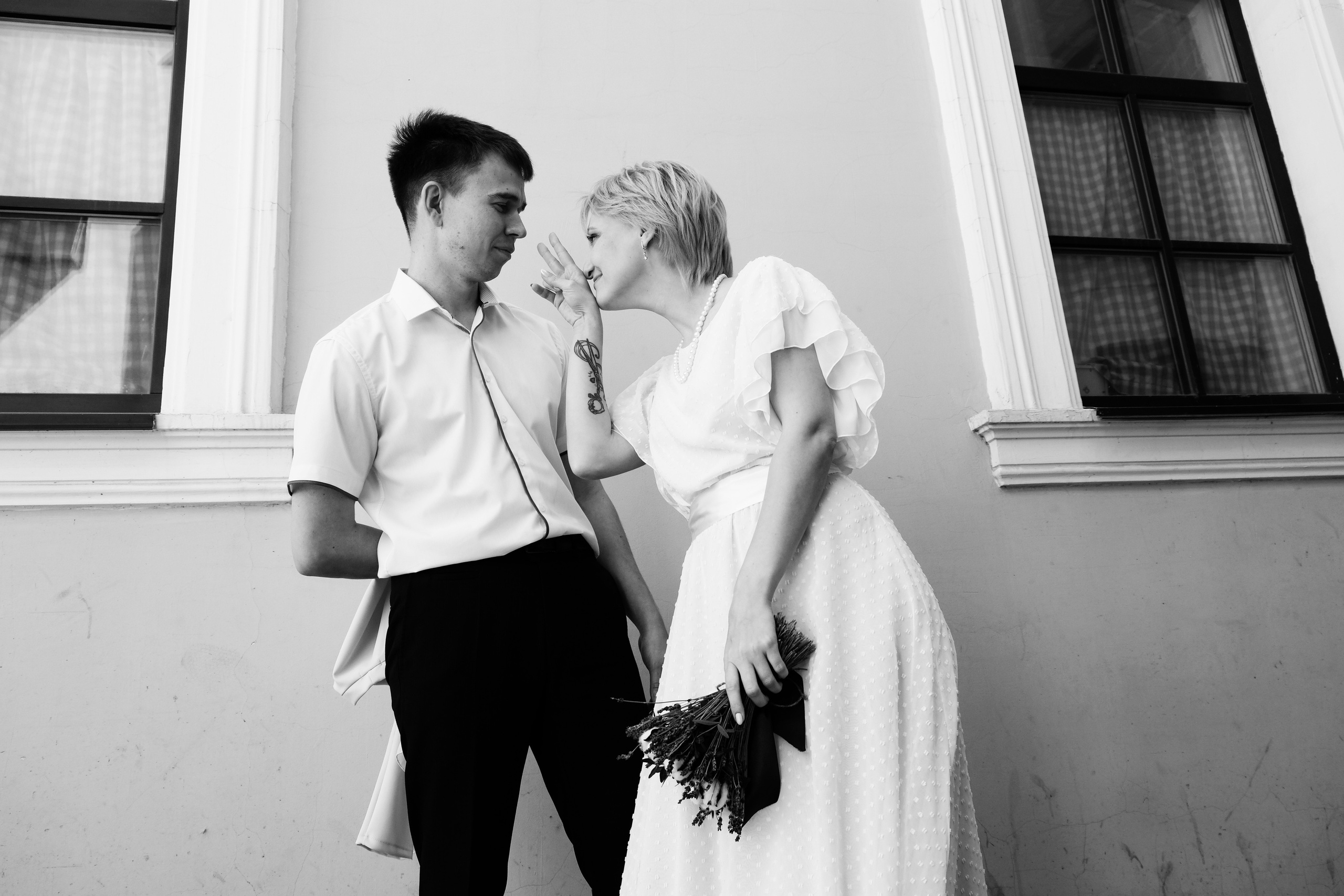 Свадебная Пятница 13)))) Серия чб снимков Любови и Алексея. Свадебный, семейный, детский, контент фотограф в Омске Максим Ильин