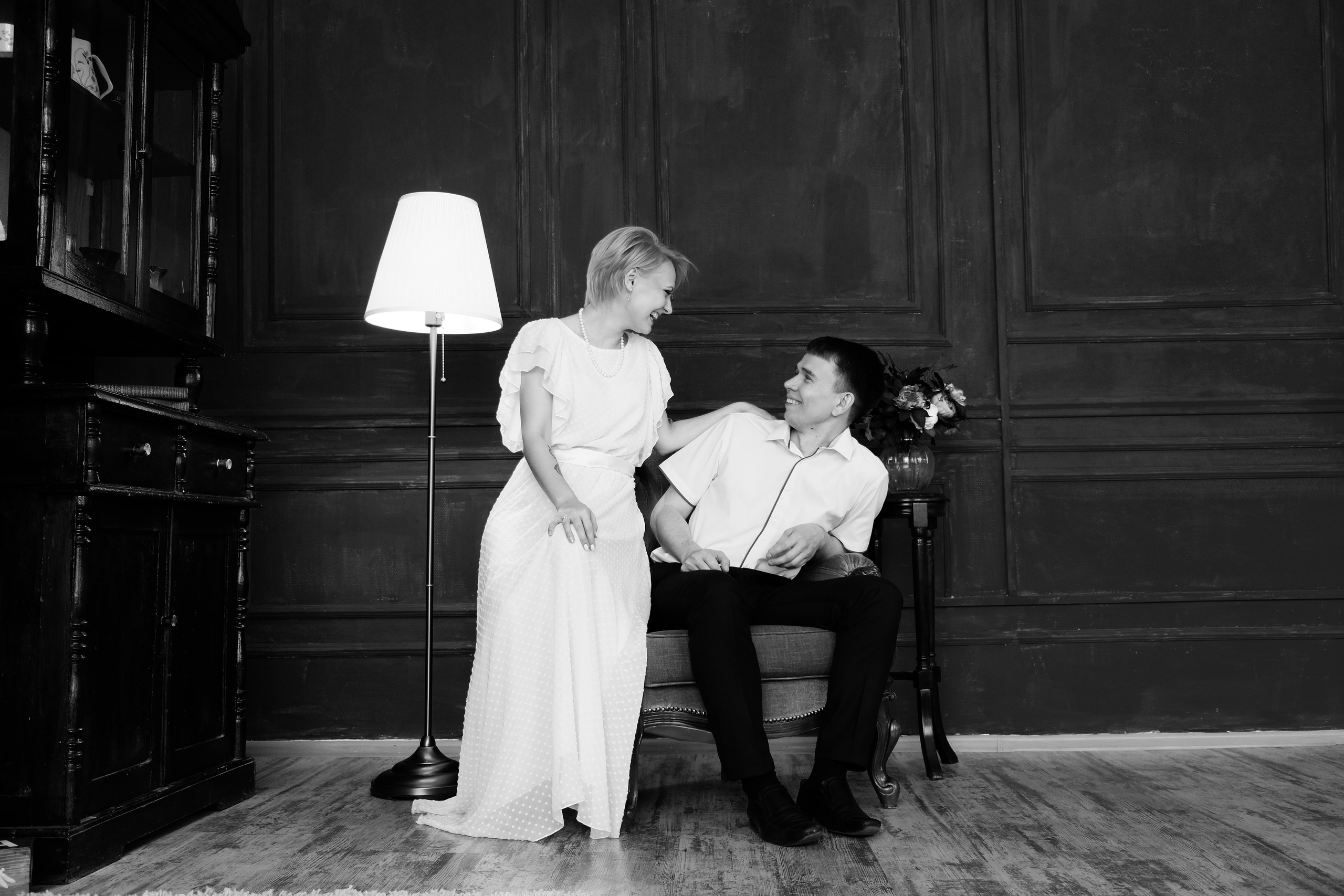 Свадебная Пятница 13)))) Серия чб снимков Любови и Алексея. Свадебный, семейный, детский, контент фотограф в Омске Максим Ильин