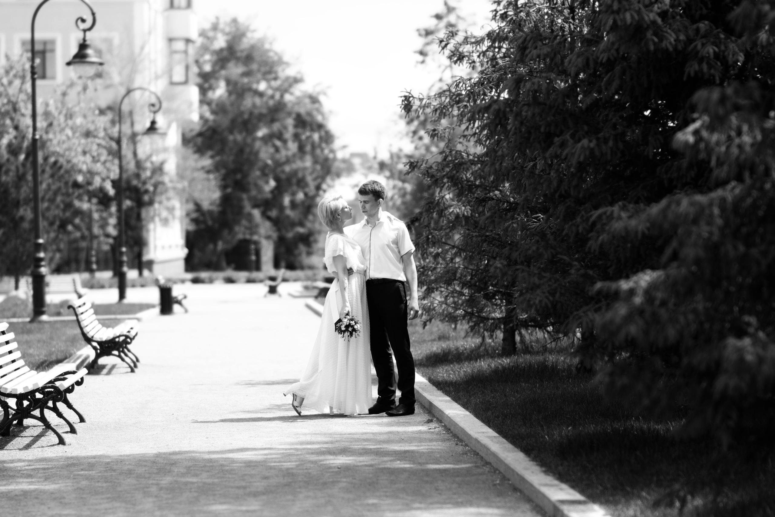 Свадебная Пятница 13)))) Серия чб снимков Любови и Алексея. Свадебный, семейный, детский, контент фотограф в Омске Максим Ильин