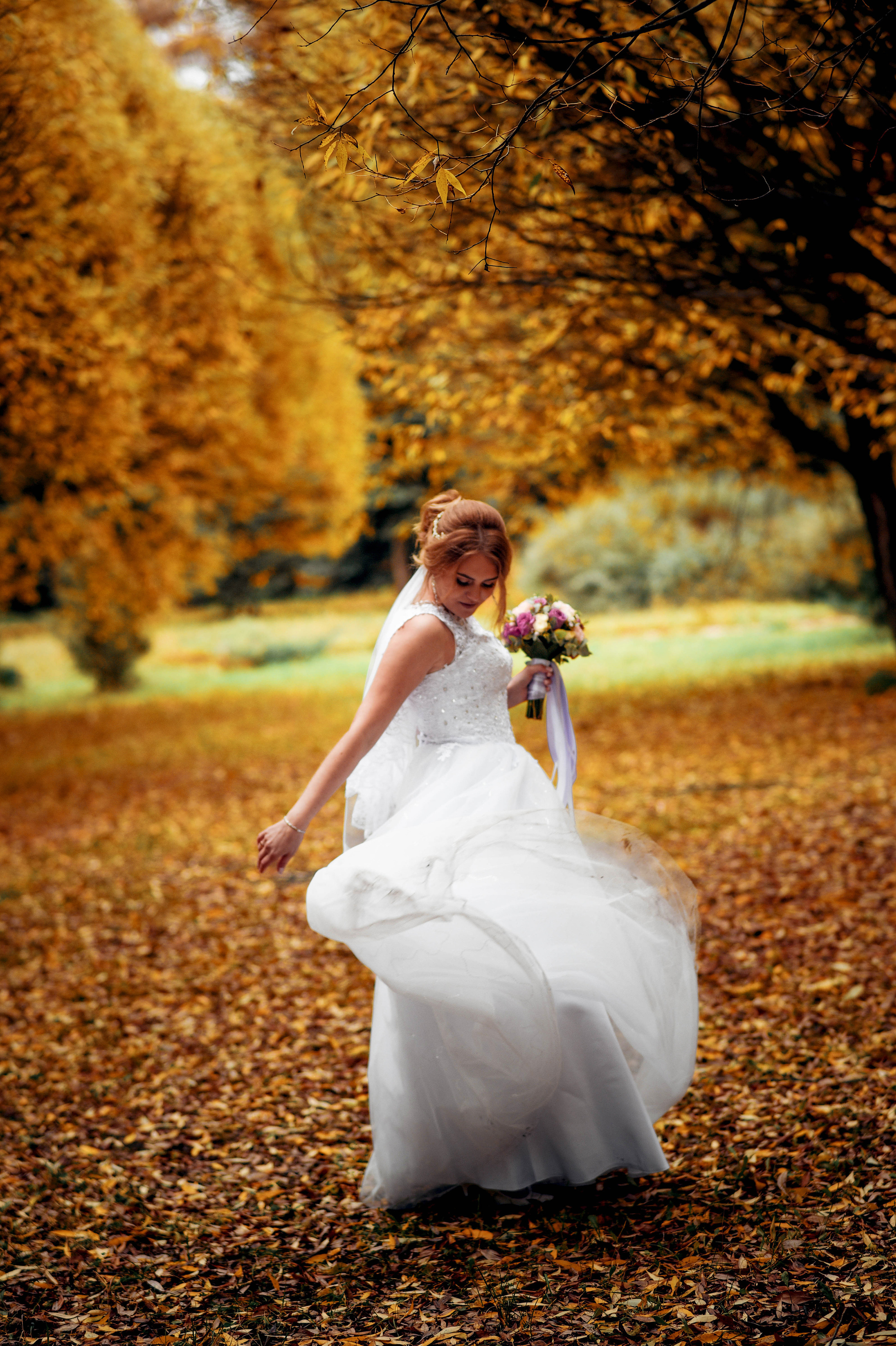 Осенняя свадебная серия Александра и Кристины. Свадебный, семейный, детский, контент фотограф в Омске Максим Ильин