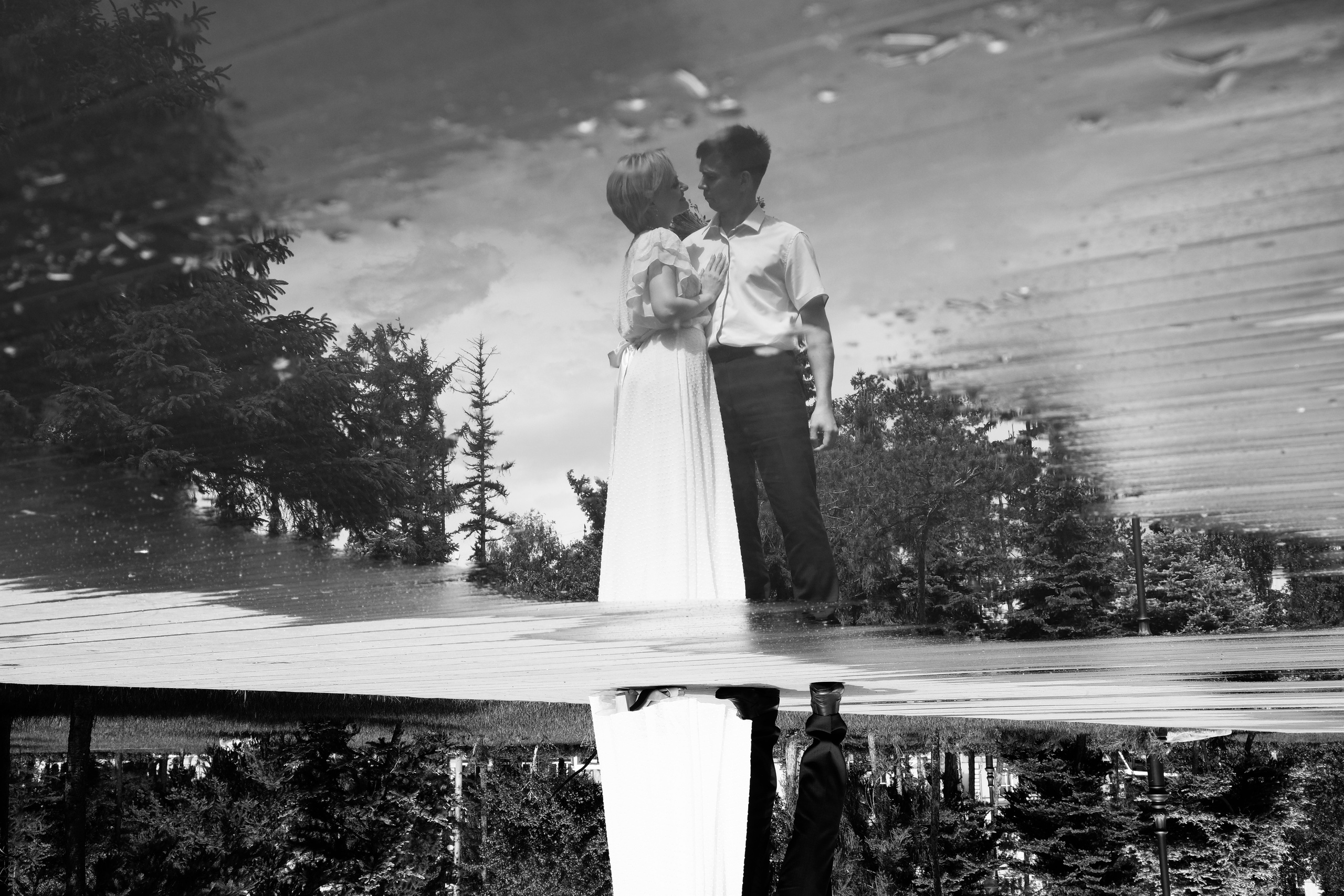 Свадебная Пятница 13)))) Серия чб снимков Любови и Алексея. Свадебный, семейный, детский, контент фотограф в Омске Максим Ильин