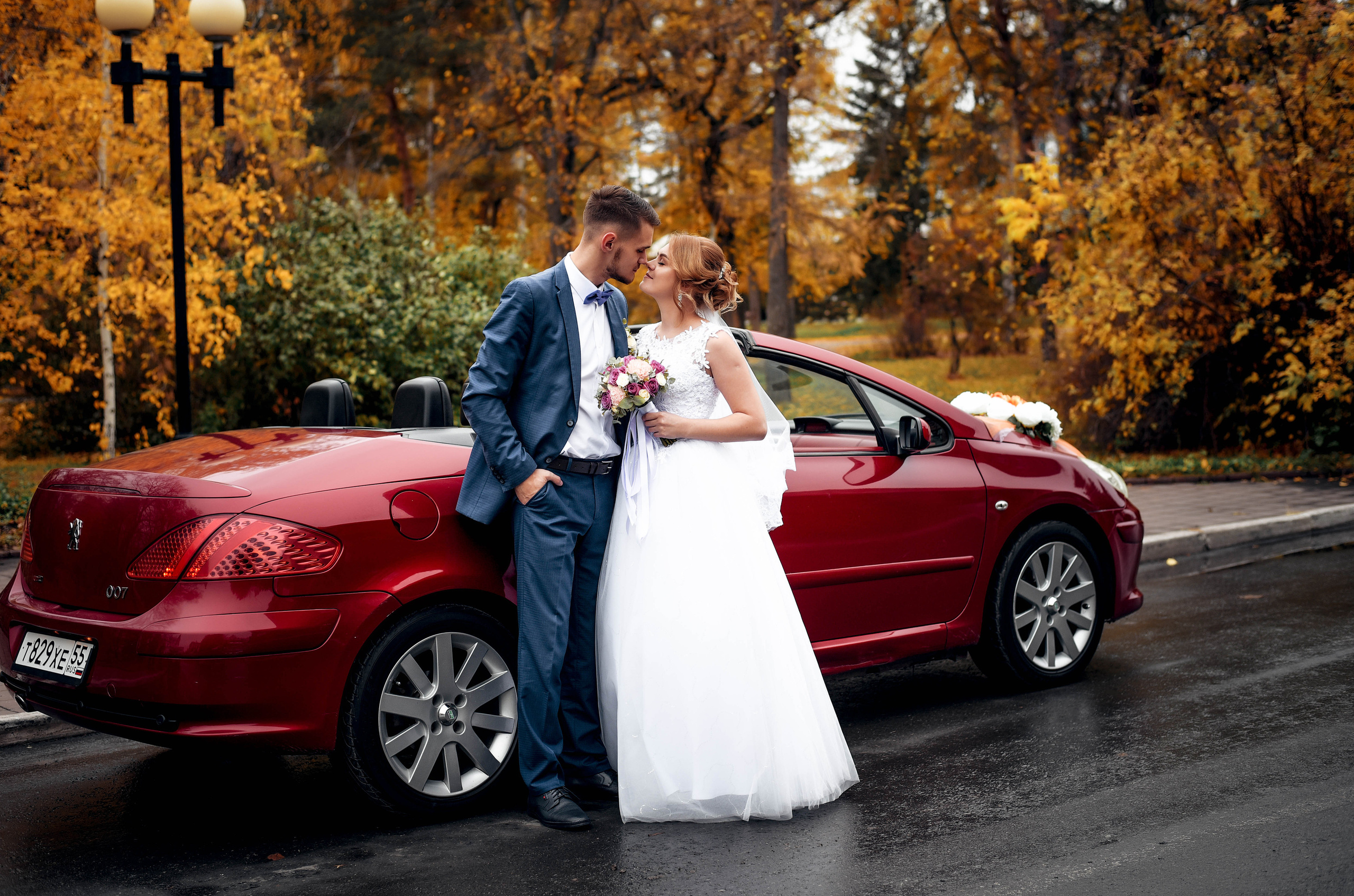 Осенняя свадебная серия Александра и Кристины. Свадебный, семейный, детский, контент фотограф в Омске Максим Ильин