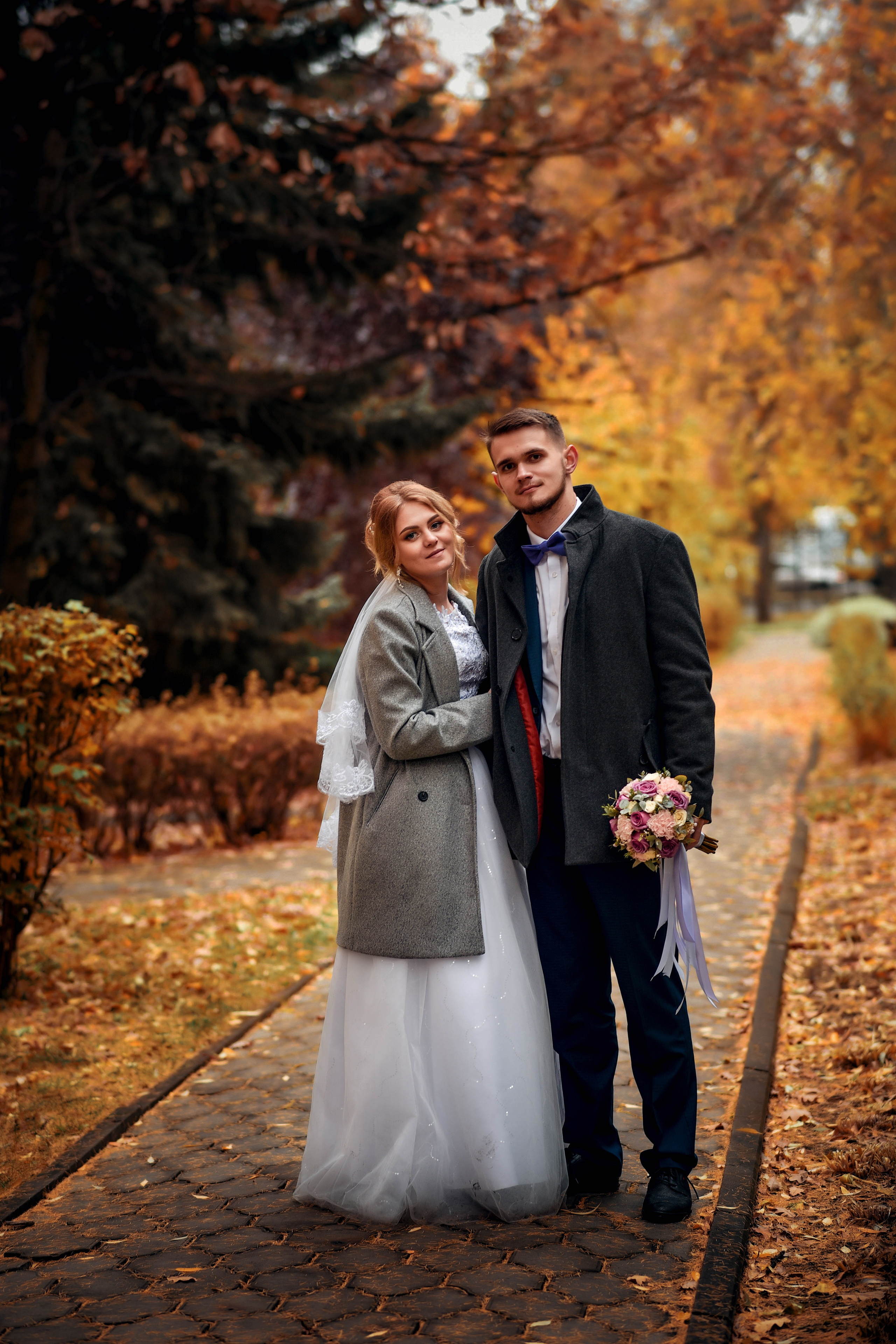 Осенняя свадебная серия Александра и Кристины. Свадебный, семейный, детский, контент фотограф в Омске Максим Ильин