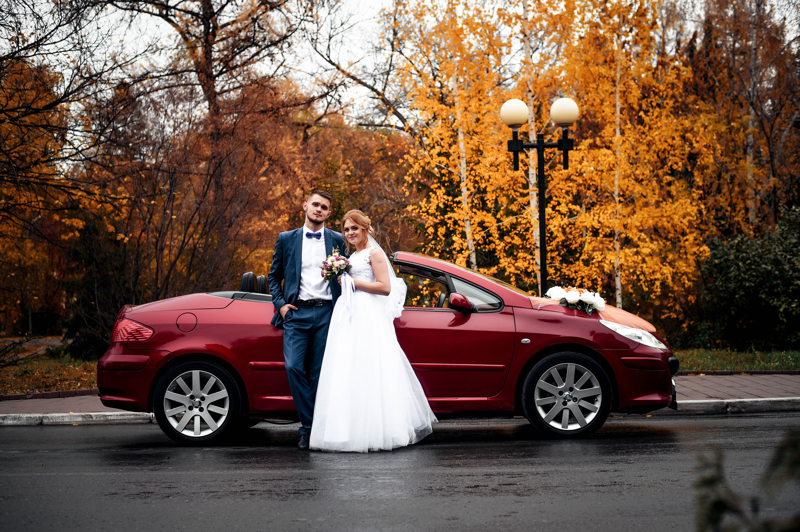 Осенняя свадебная серия Александра и Кристины. Свадебный, семейный, детский, контент фотограф в Омске Максим Ильин