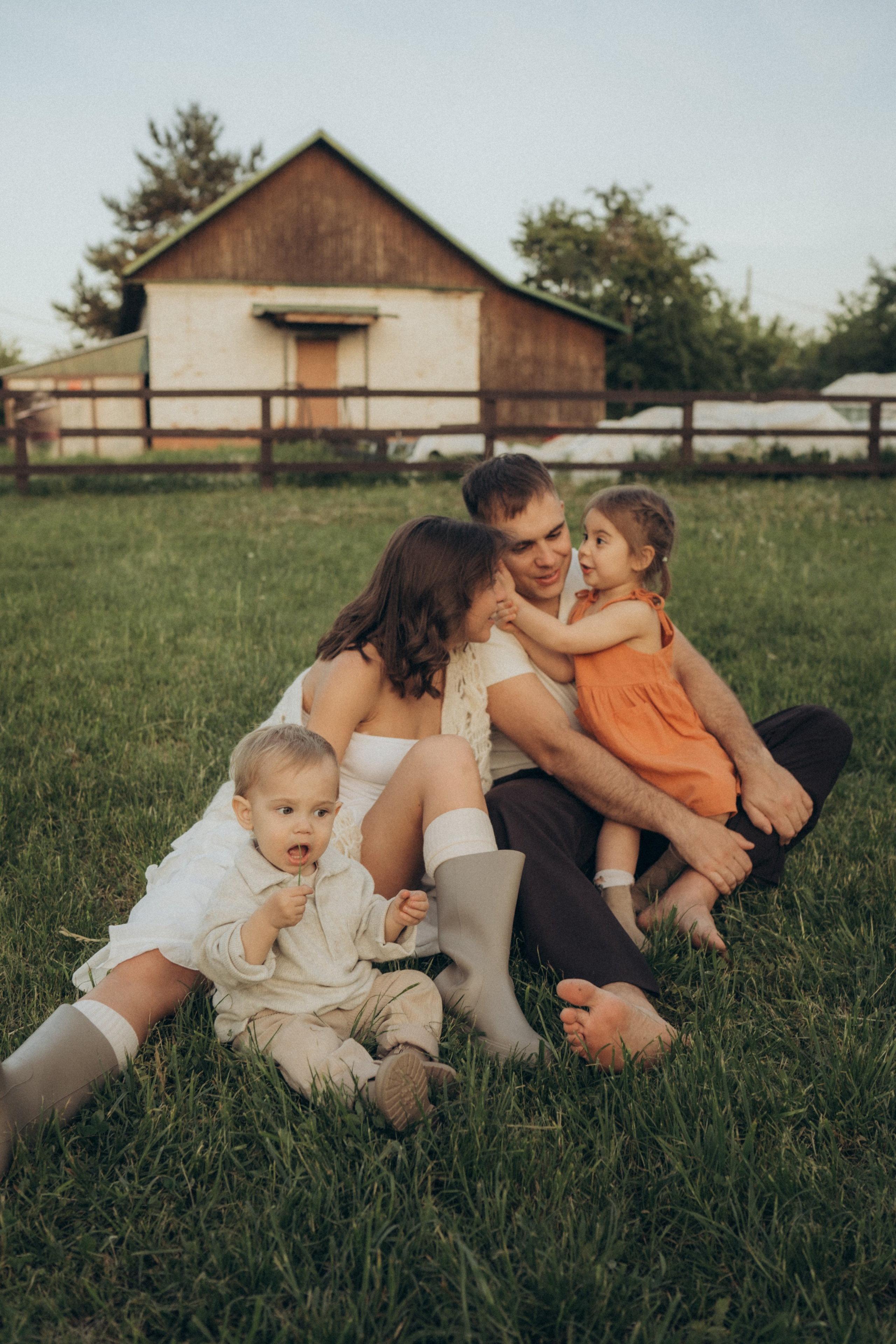 Семья. Закат. Счастье. Семейный фотограф в Москве Елена Гильманова