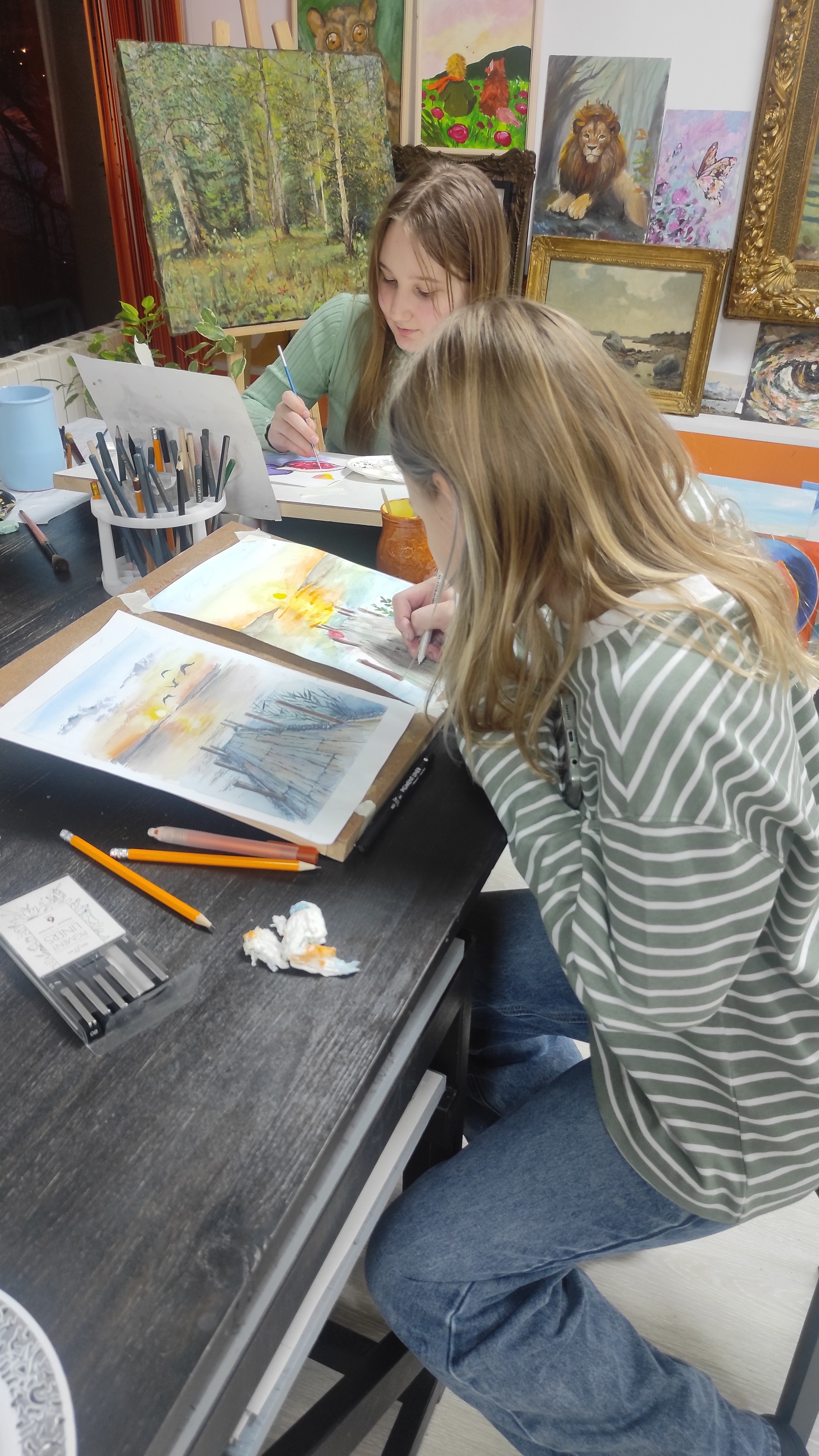 Подростки и дети постарше. Арт-вечеринки и мастер-классы в Москве для взрослых и детей