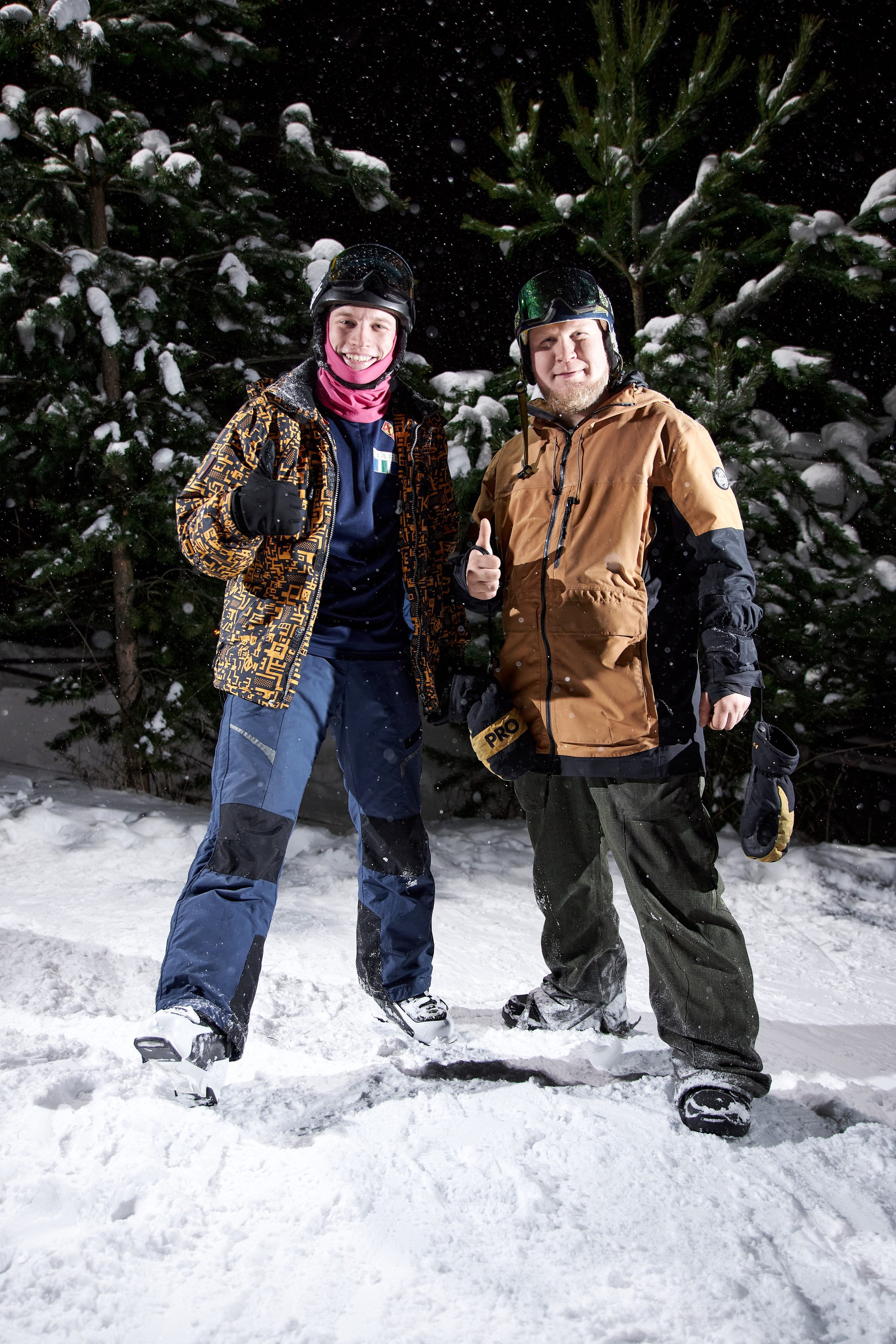 Сноубордисты. Фотограф Алексей Яковлев