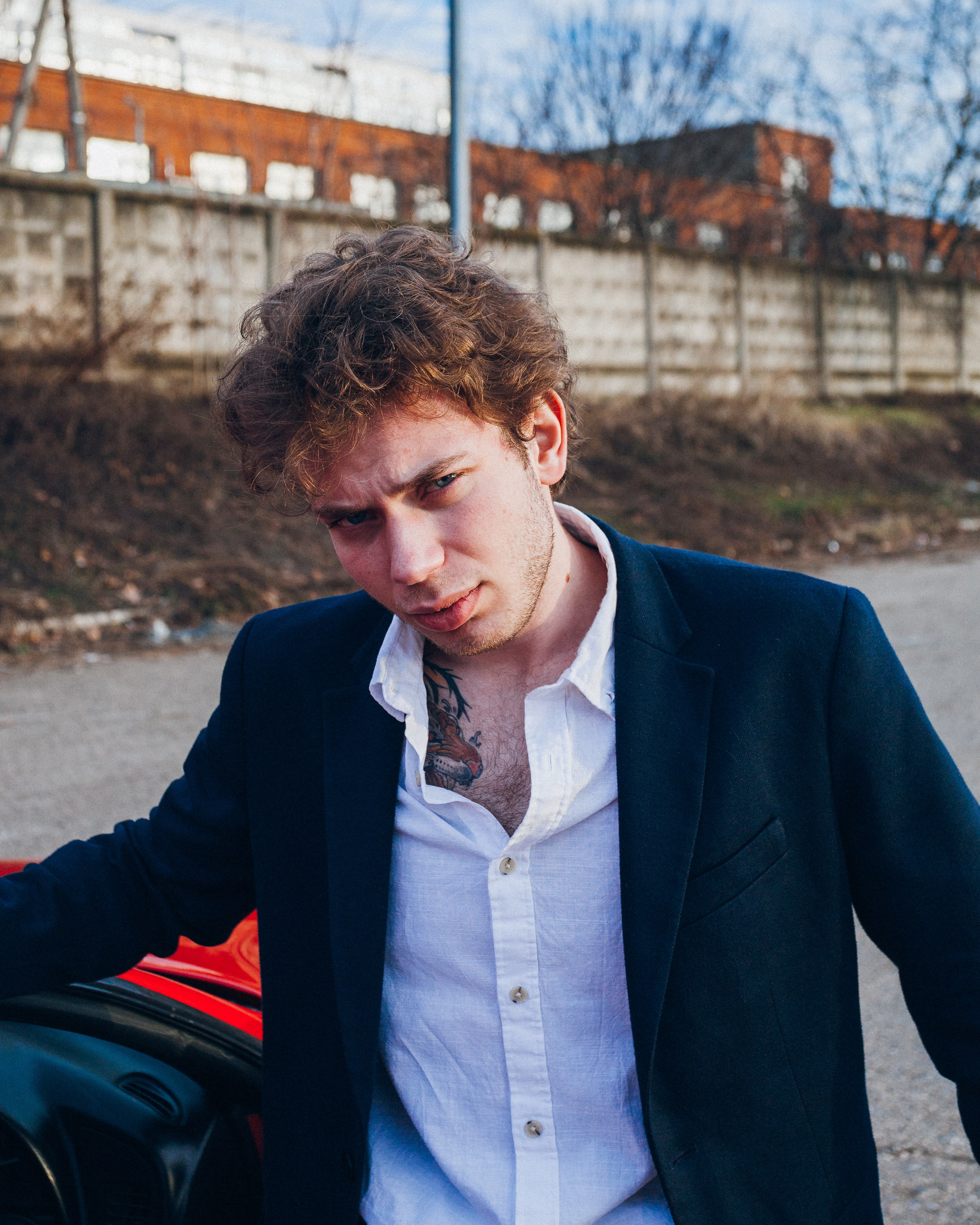 Имиджевая съемка с машиной. Фотограф Денис Денисов