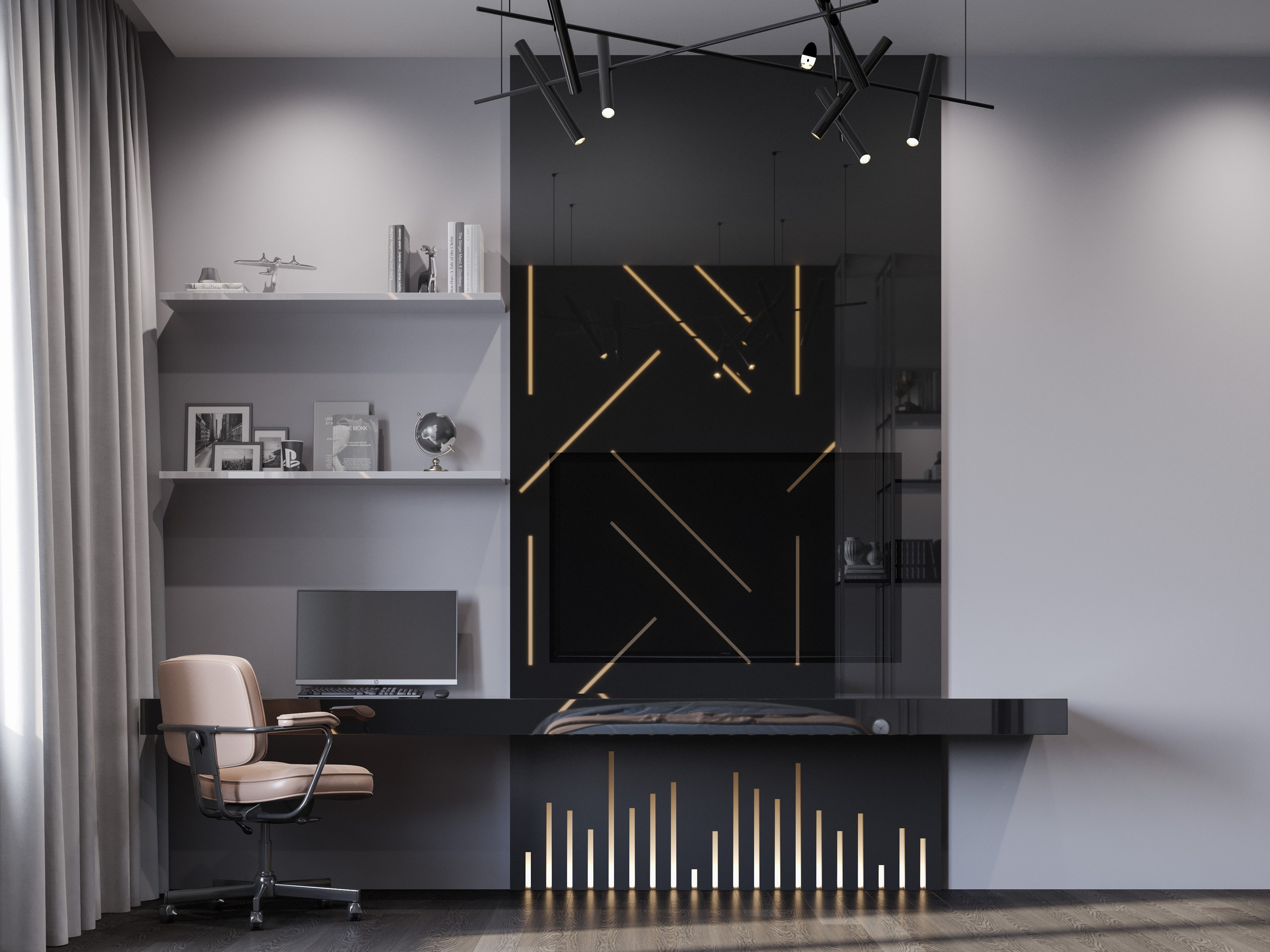 3D Визуализация Элитной Квартиры в Современном Стиле. Визуализатор интерьера в Москве | Брагин Кирилл