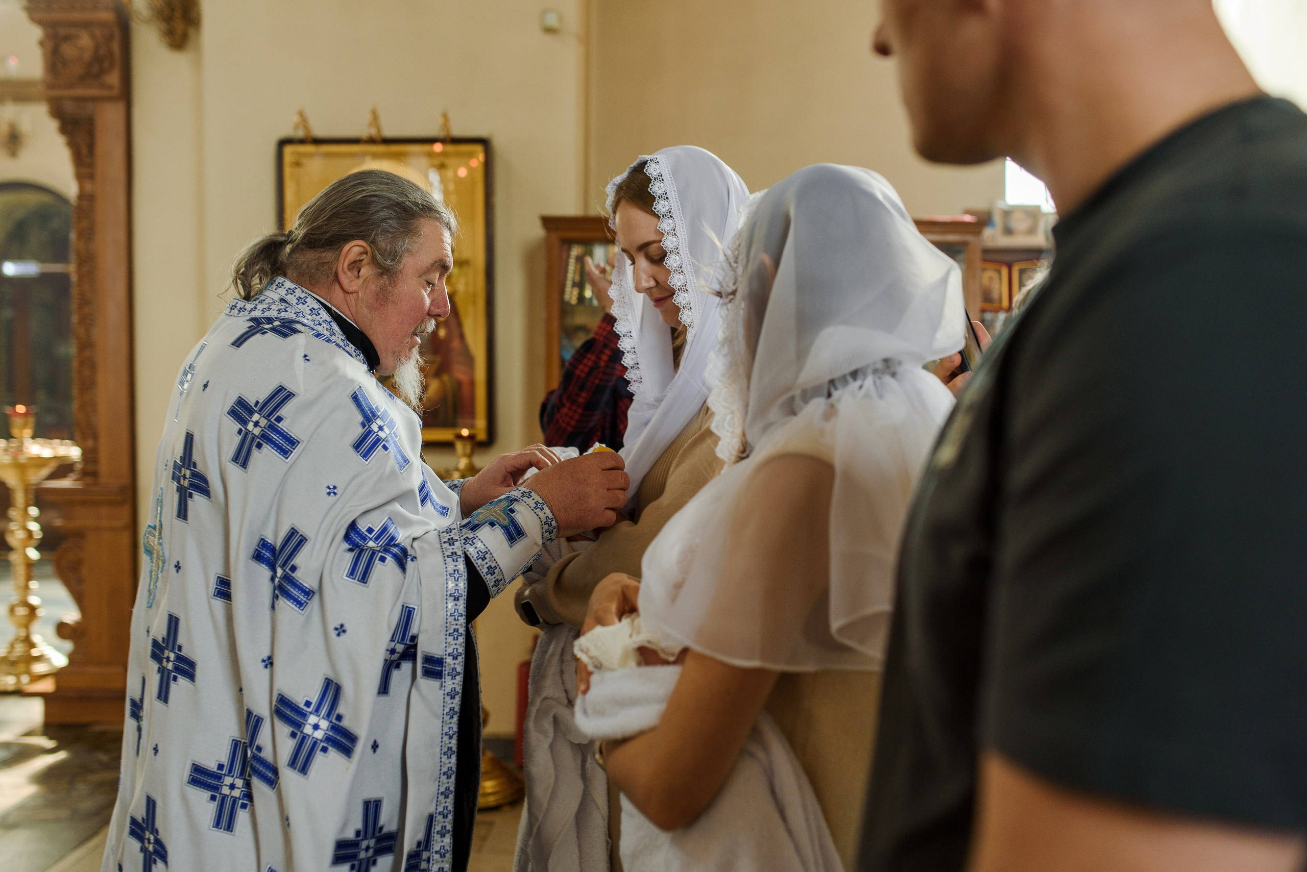 Крещение Евы и Софии. Храм Сергия Радонежского (Соловцовка). Свадебный и семейный Фотограф в Пензе Татьяна Лапоногова