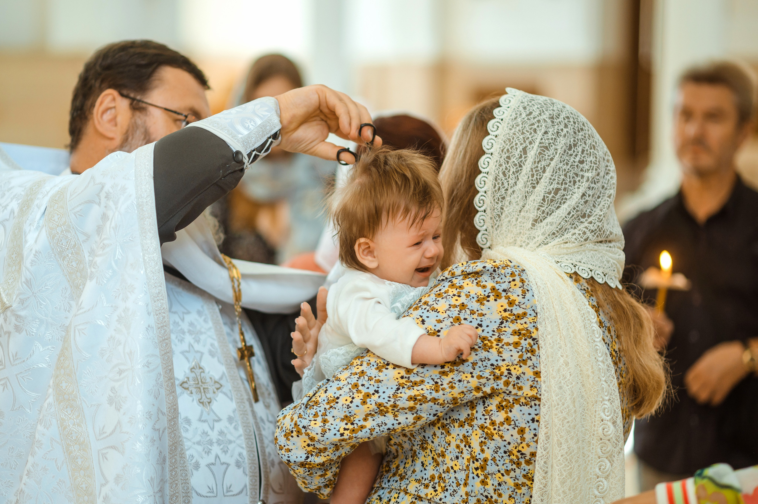 Крещение Сони. Спасский кафедральный собор. Свадебный и семейный Фотограф в Пензе Татьяна Лапоногова
