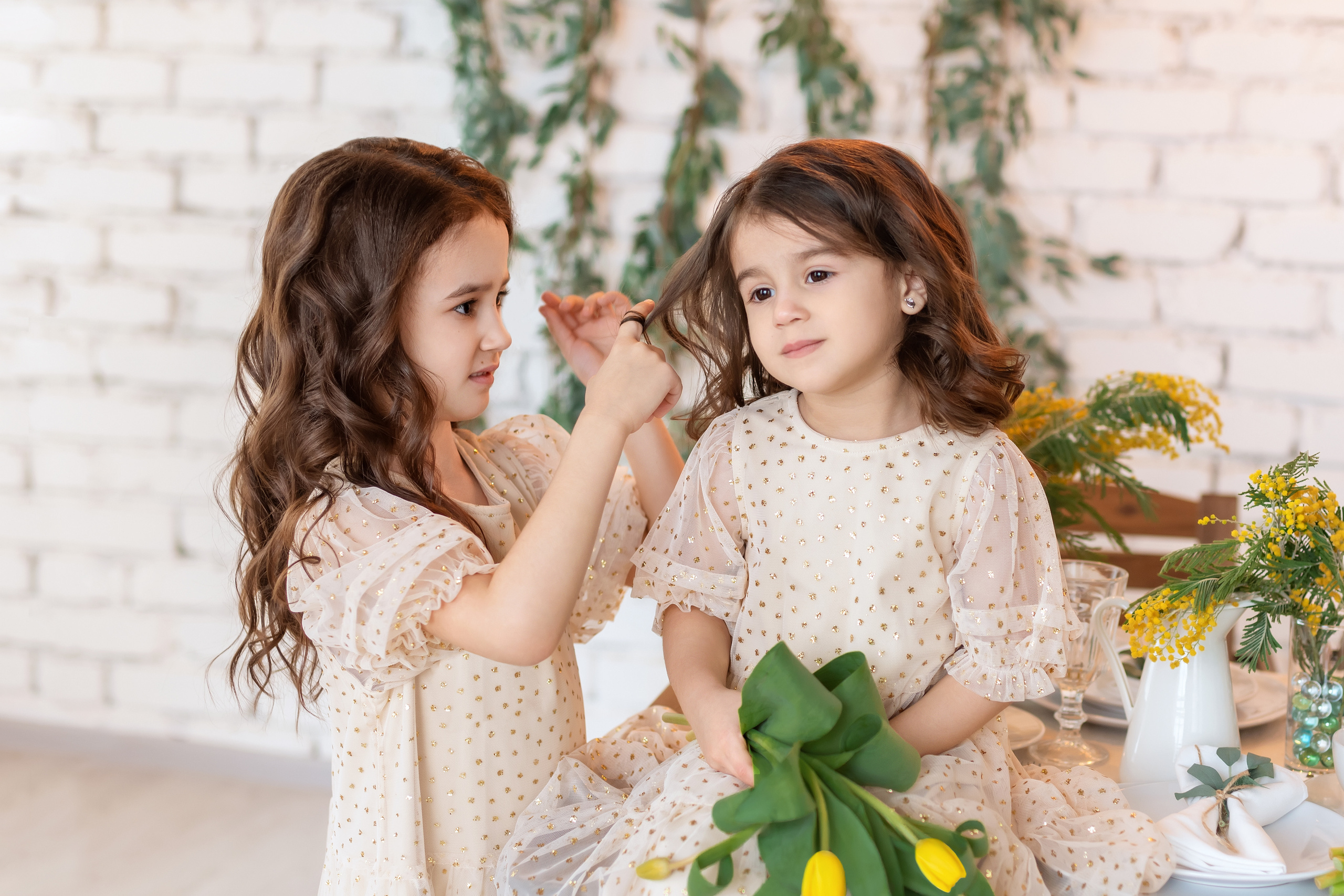 Сестрёнки. Церковный фотограф на Таинство Крещения и Венчания в Оренбурге и Оренбургской области Екатерина Белкина
