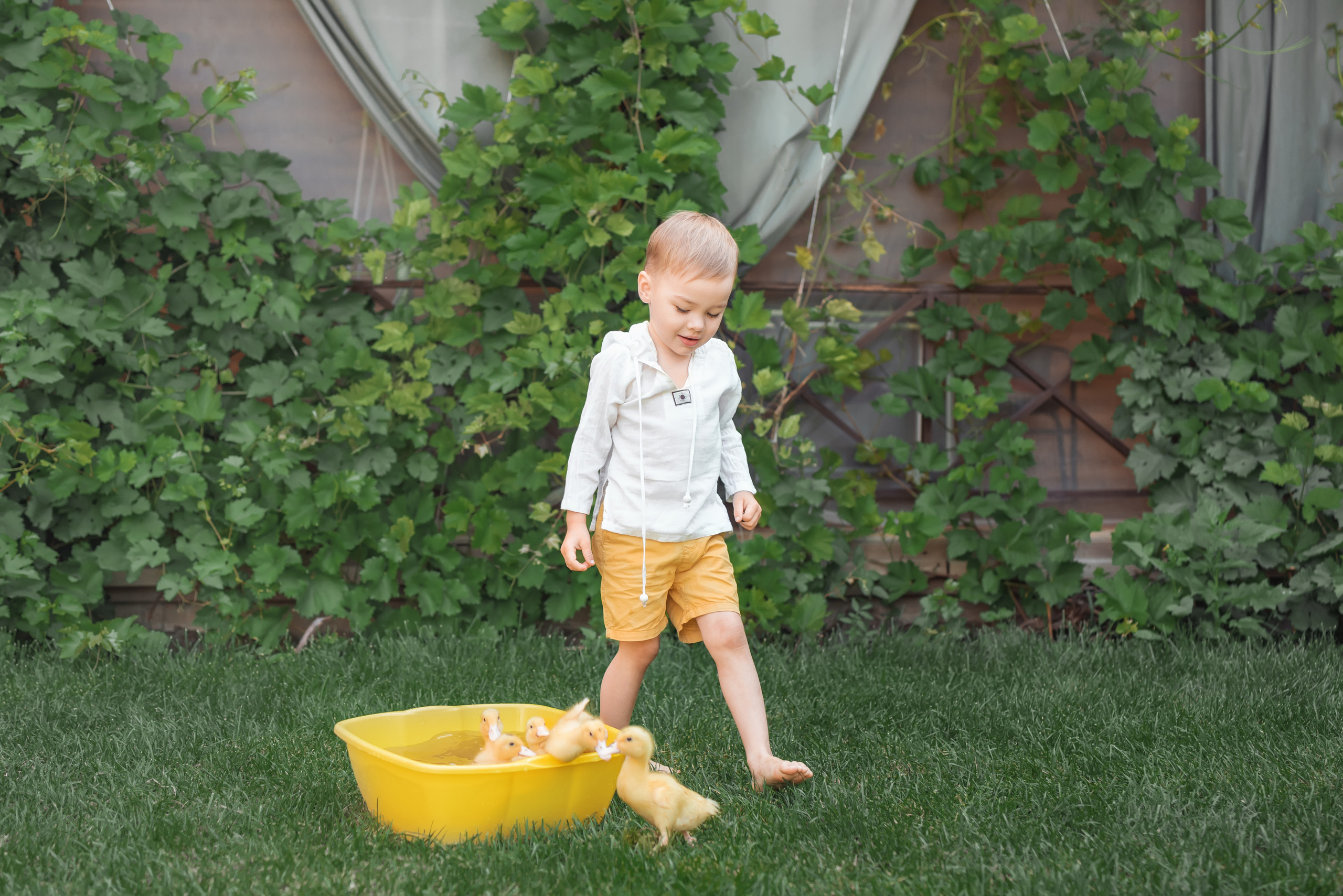 Федя и цыпы. Церковный фотограф на Таинство Крещения и Венчания в Оренбурге и Оренбургской области Екатерина Белкина
