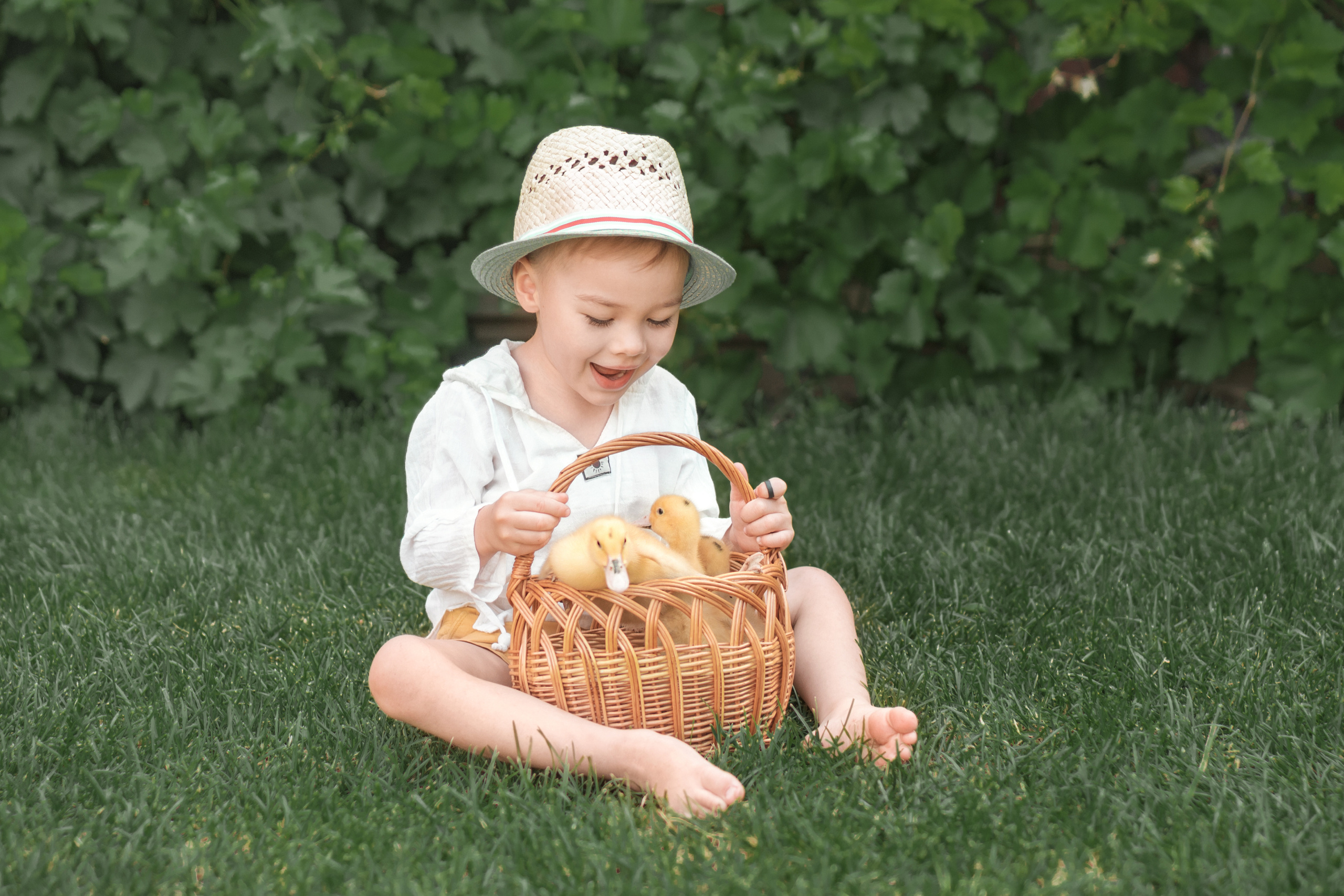 Федя и цыпы. Церковный фотограф на Таинство Крещения и Венчания в Оренбурге и Оренбургской области Екатерина Белкина