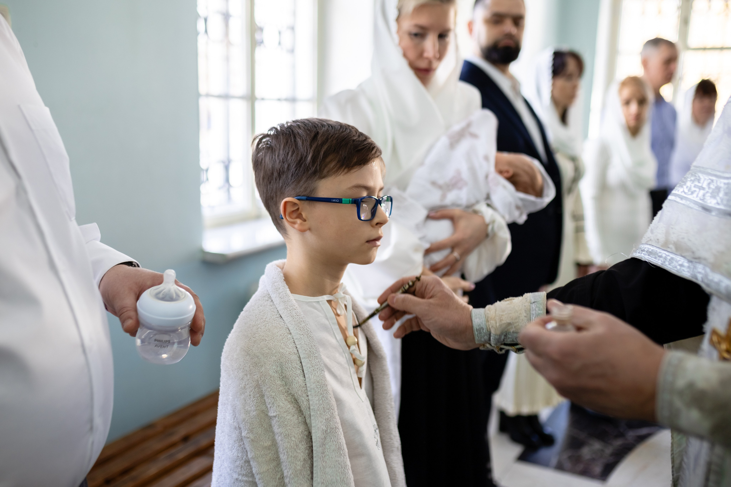 Крещение в Храме Влахернской иконы Божией Матери Кузьминки. Профессиональный фотограф в Москве и Мо Мария Шантарёва