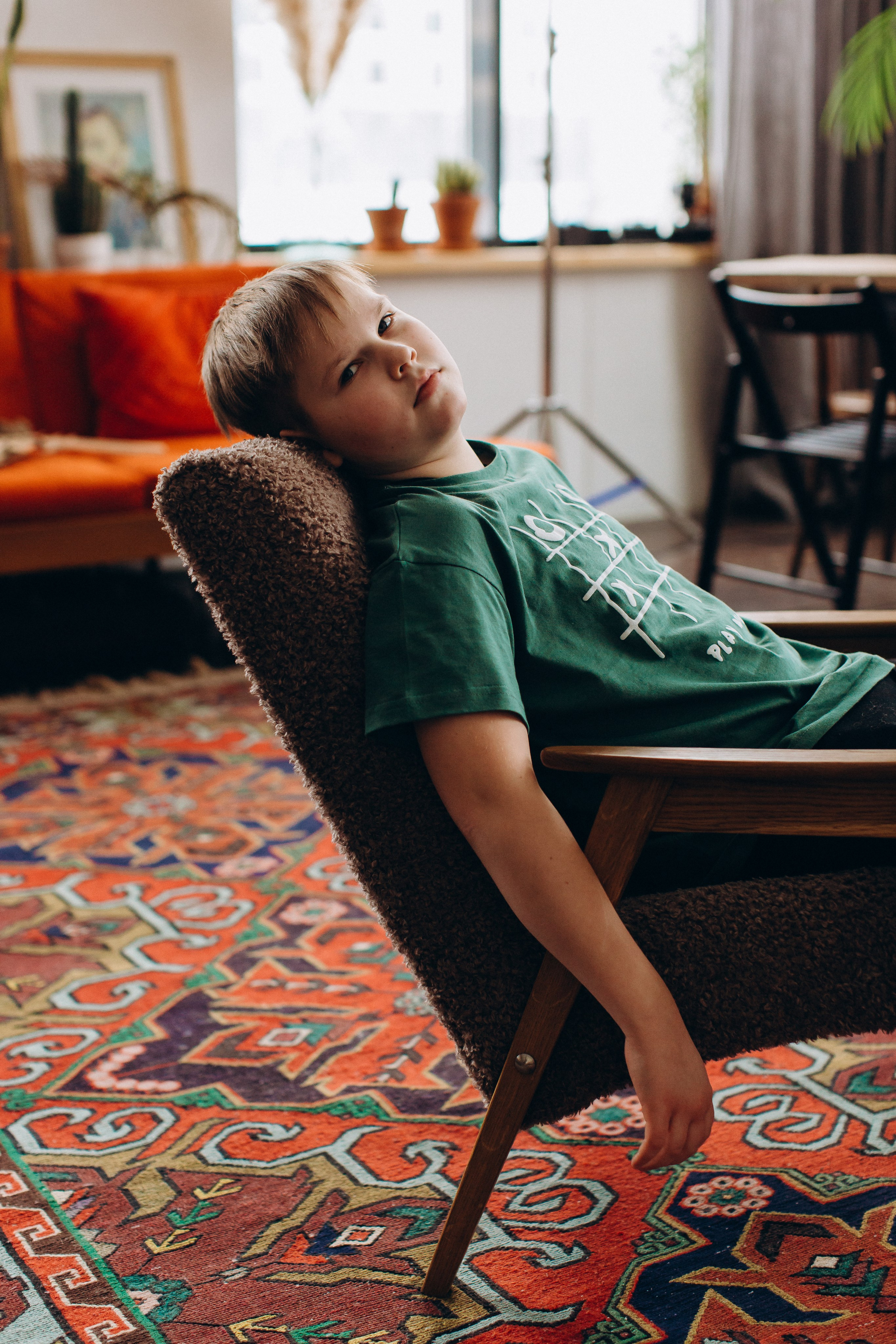 Семейная фотосессия в студии для Елены и ее семьи. Семейный, детский и школьный фотограф в Москве Рудницкая Анна