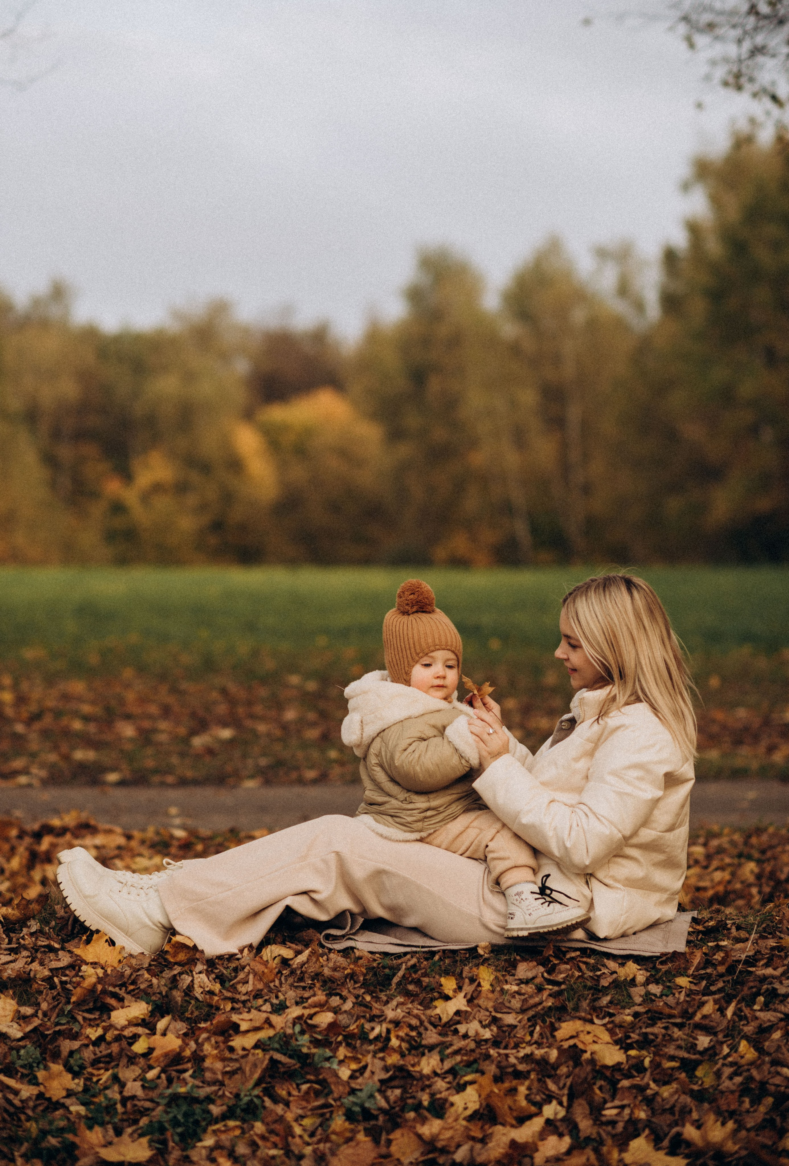 Осенняя фотосессия в парке. Семейный фотограф в Домодедово и Москве Елена Пичугина