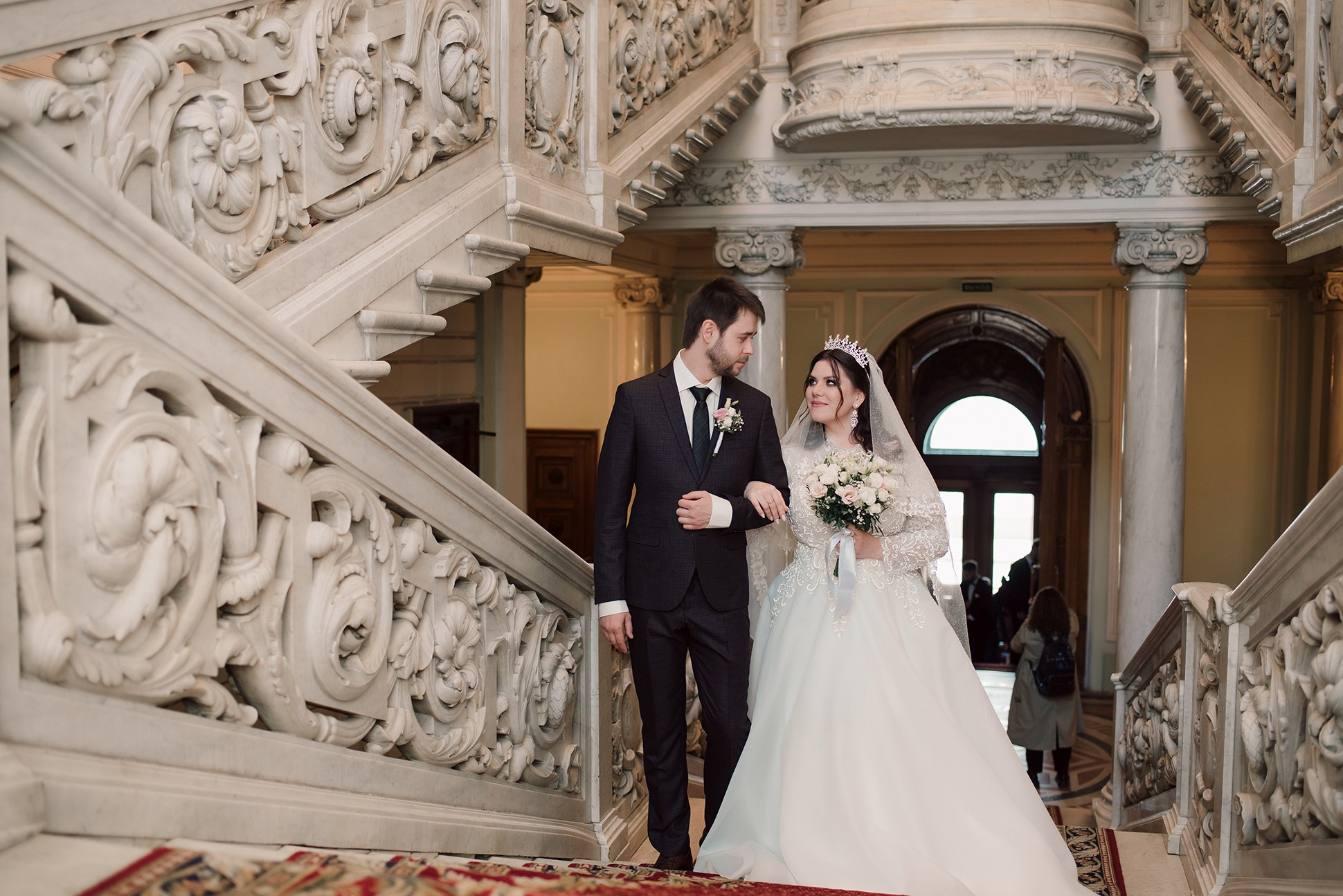 Алина и Илья. Свадебная классика. Семейный и Свадебный фотограф. Санкт-Петербург. Пушкин