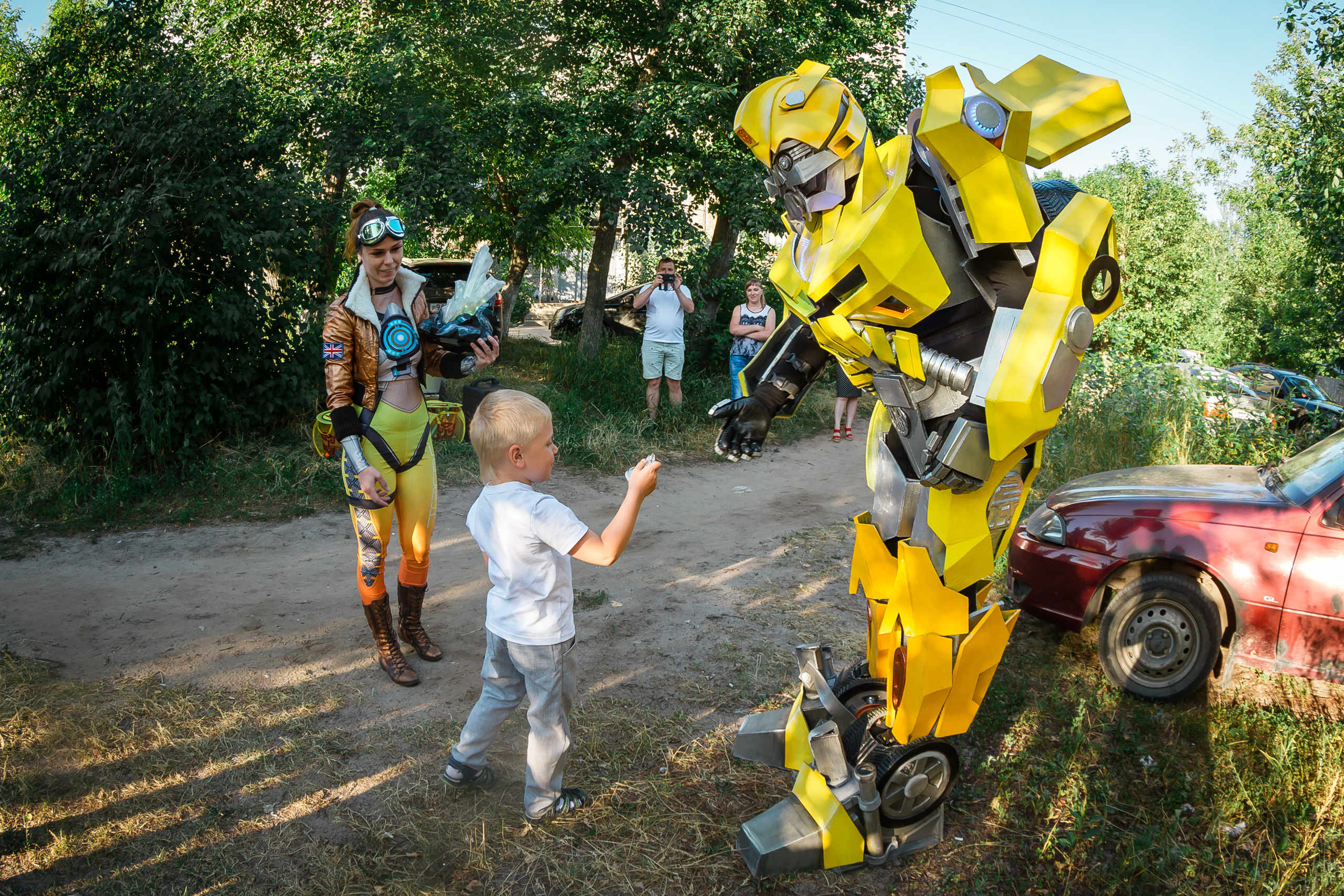 День рождения с Бамблби. Фотографиня Мария Дикова