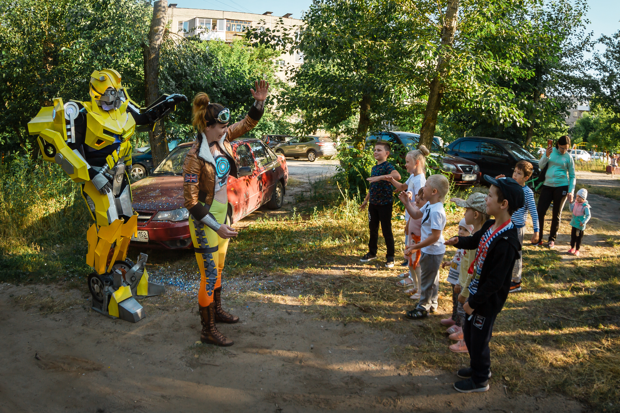 День рождения с Бамблби. Фотографиня Мария Дикова
