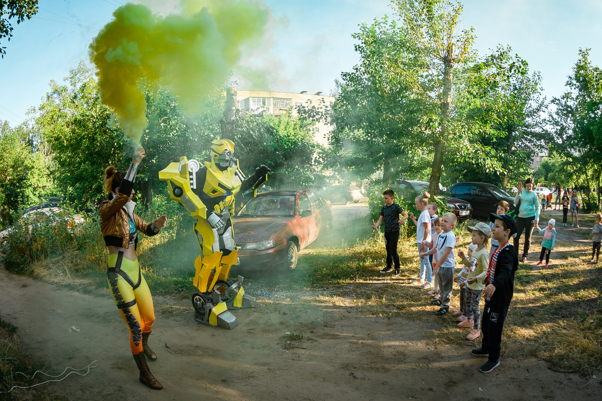 День рождения с Бамблби. Фотографиня Мария Дикова