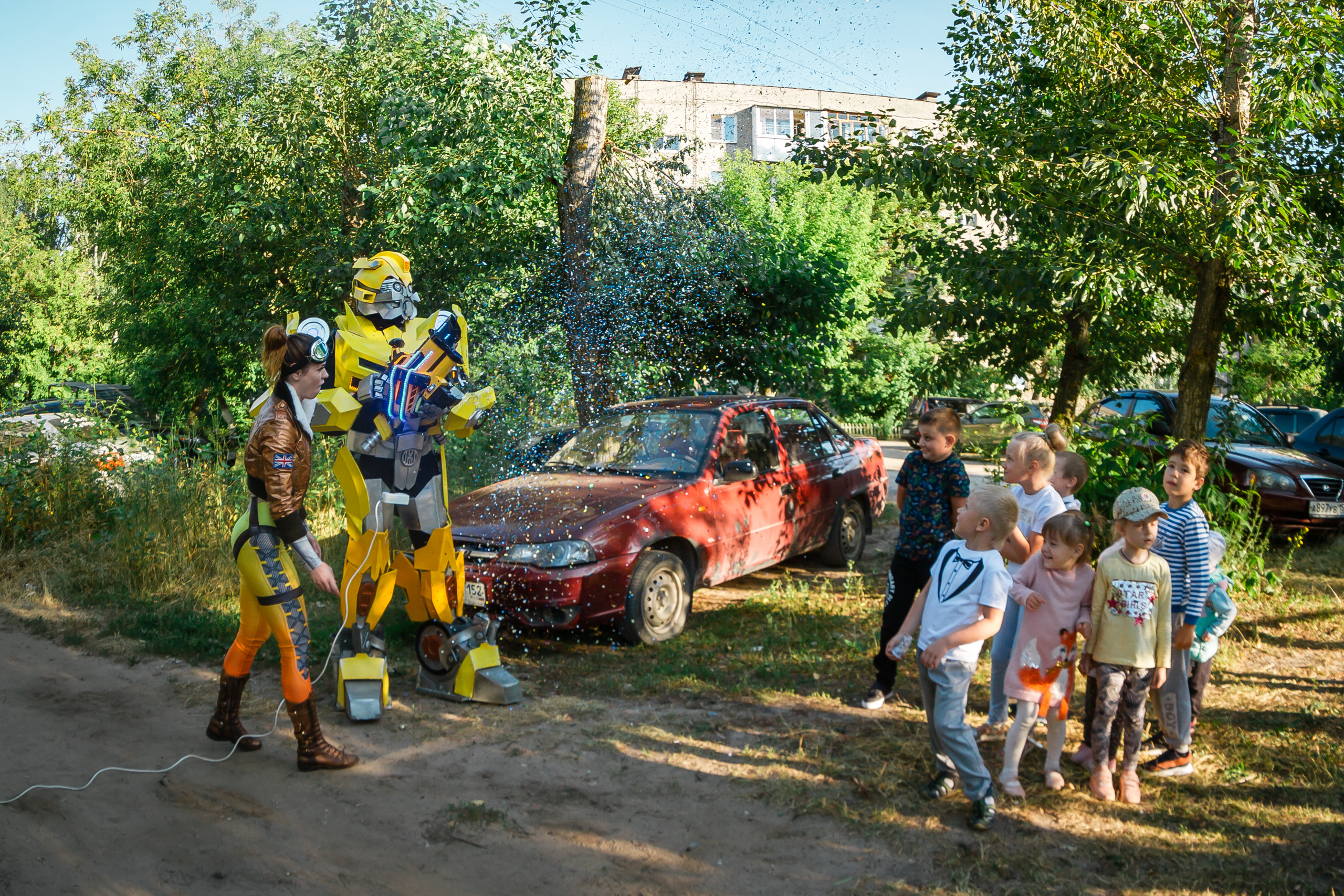 День рождения с Бамблби. Фотографиня Мария Дикова