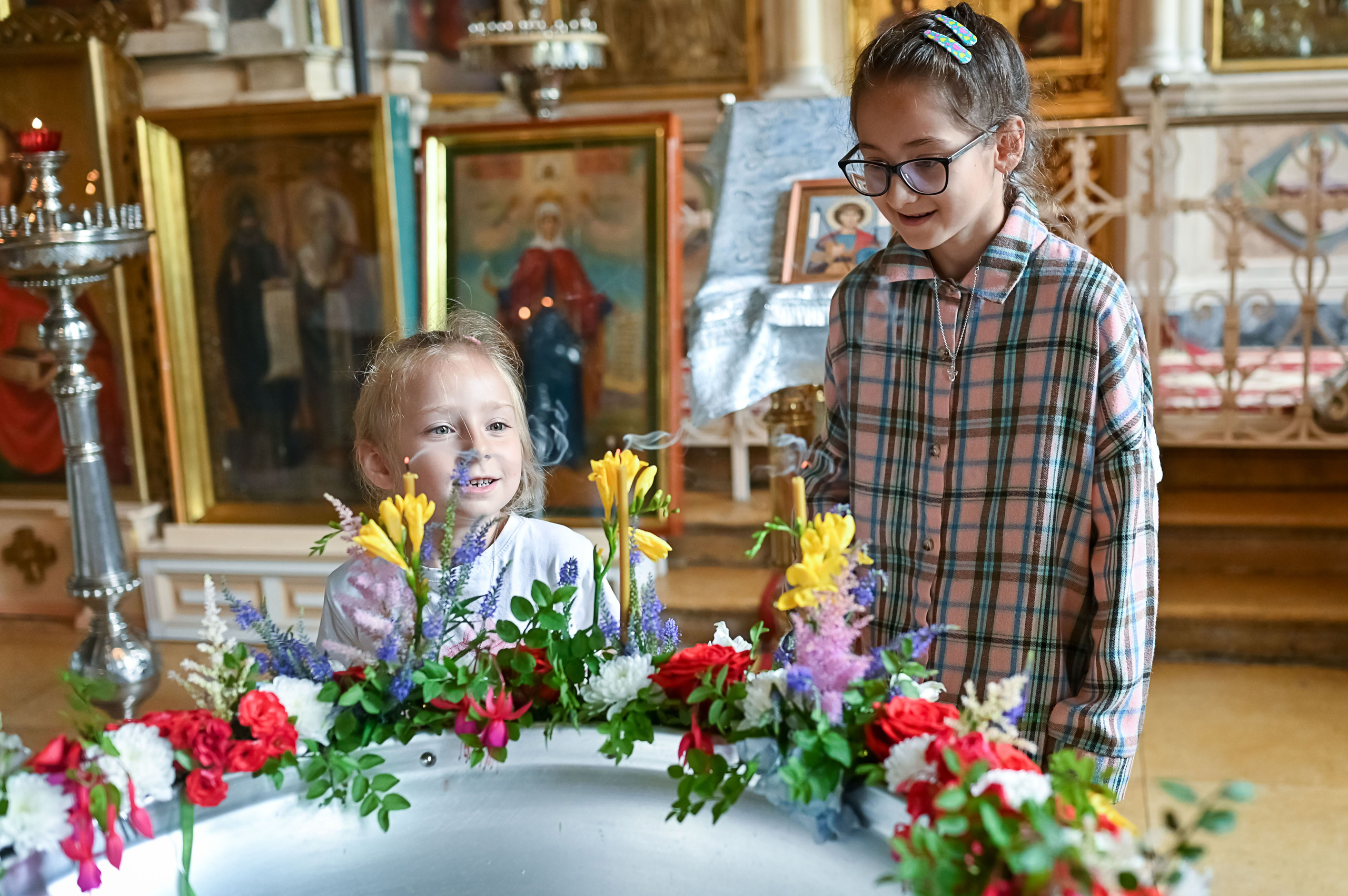 Крещение Владимира, Полины Вероники. Семейный фотограф в г. Воскресенск Наталия Молева