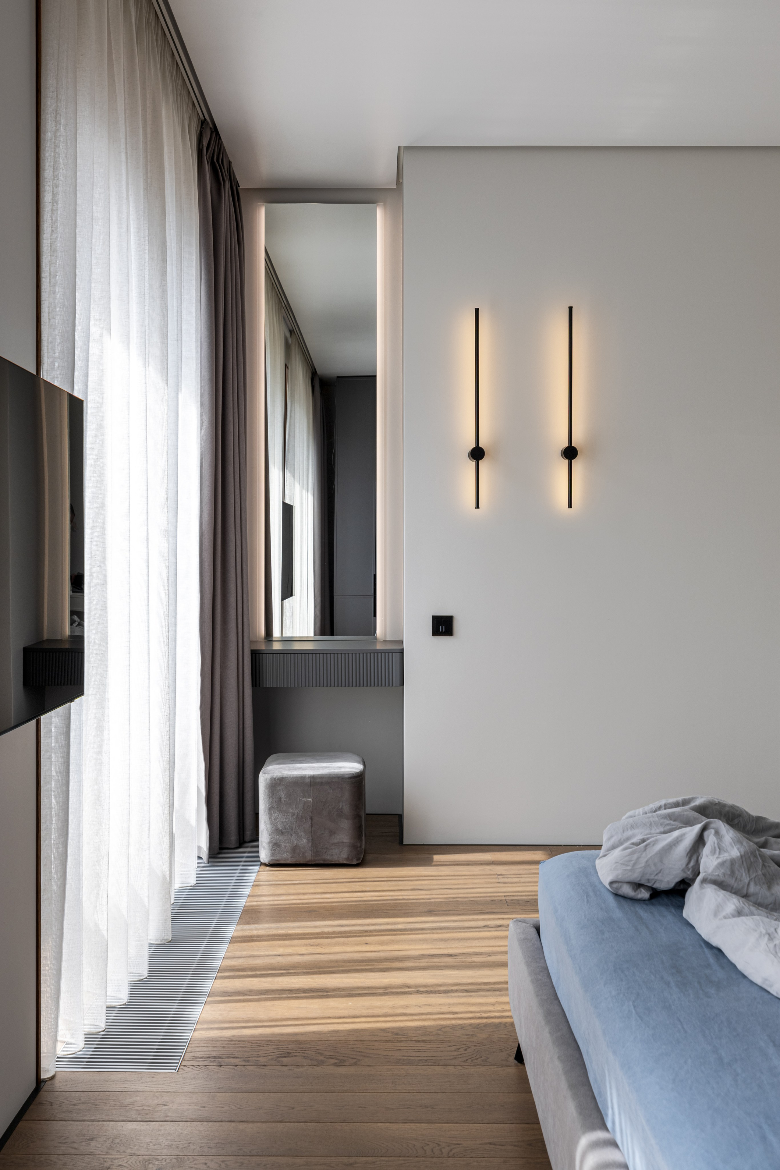 Дизайнерская семейная квартира с панорамными окнами. Veselinskiy| Интерьерный фотограф | Москва