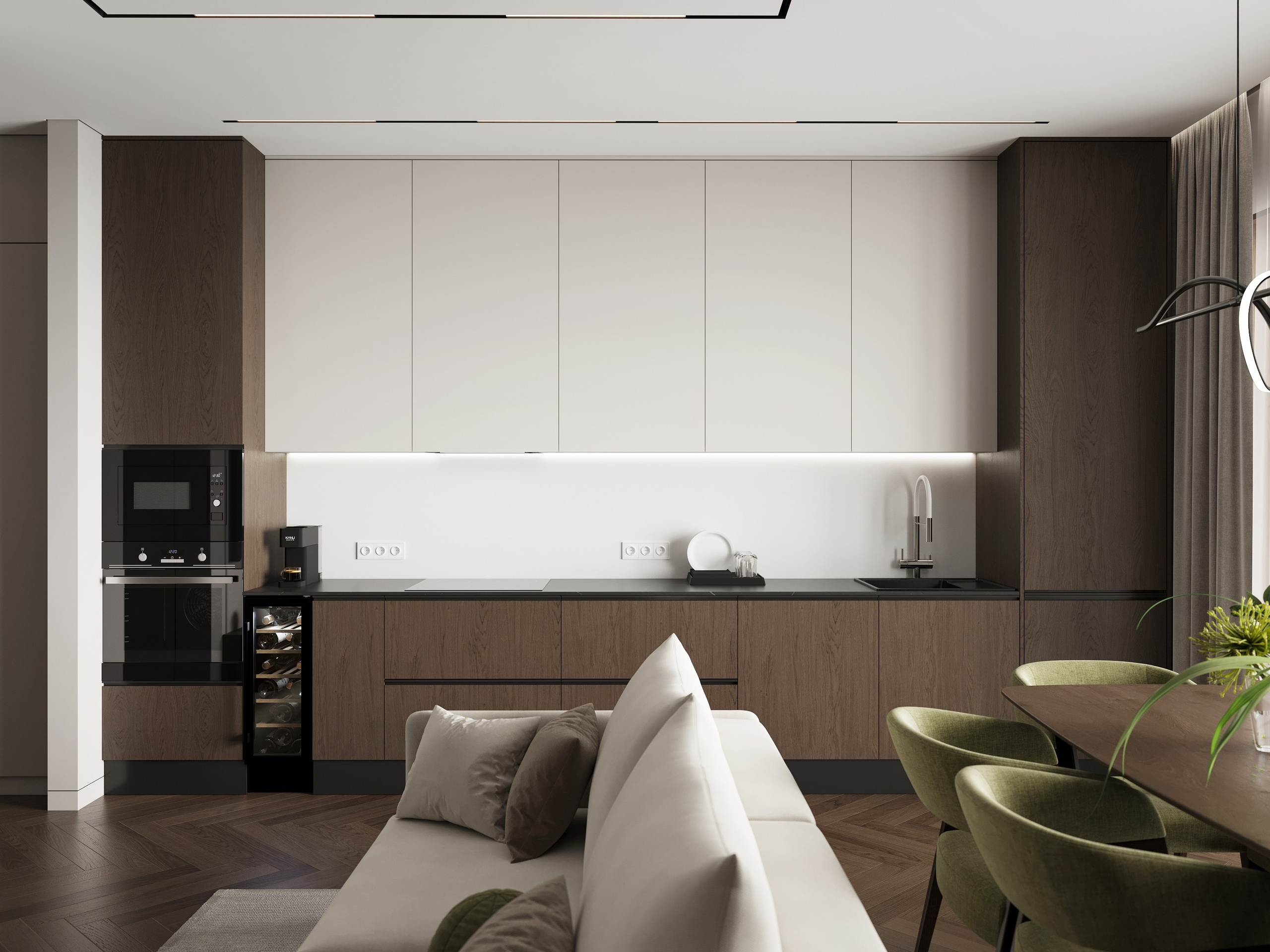 ЖК СитиБей 55 м². Мария Воропаева | Дизайн интерьера под ключ Москва и МО