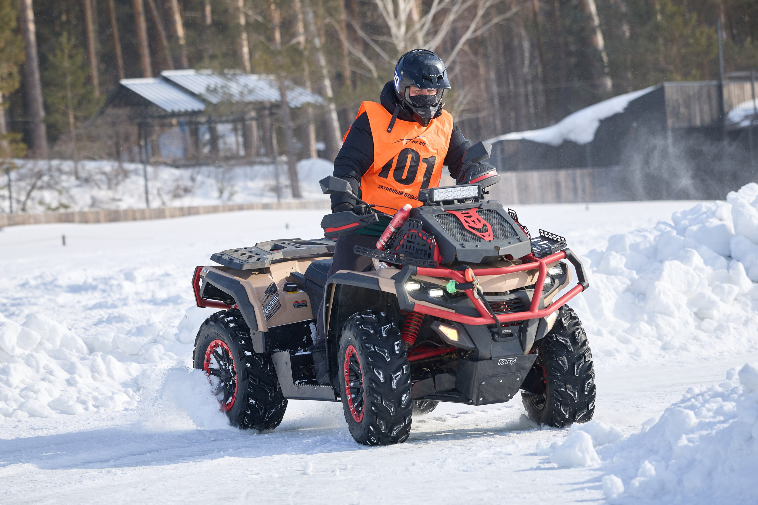 Топим Лёд — 2026. Соревнования на квадроциклах. Фотограф в Новосибирске Алена Скокова