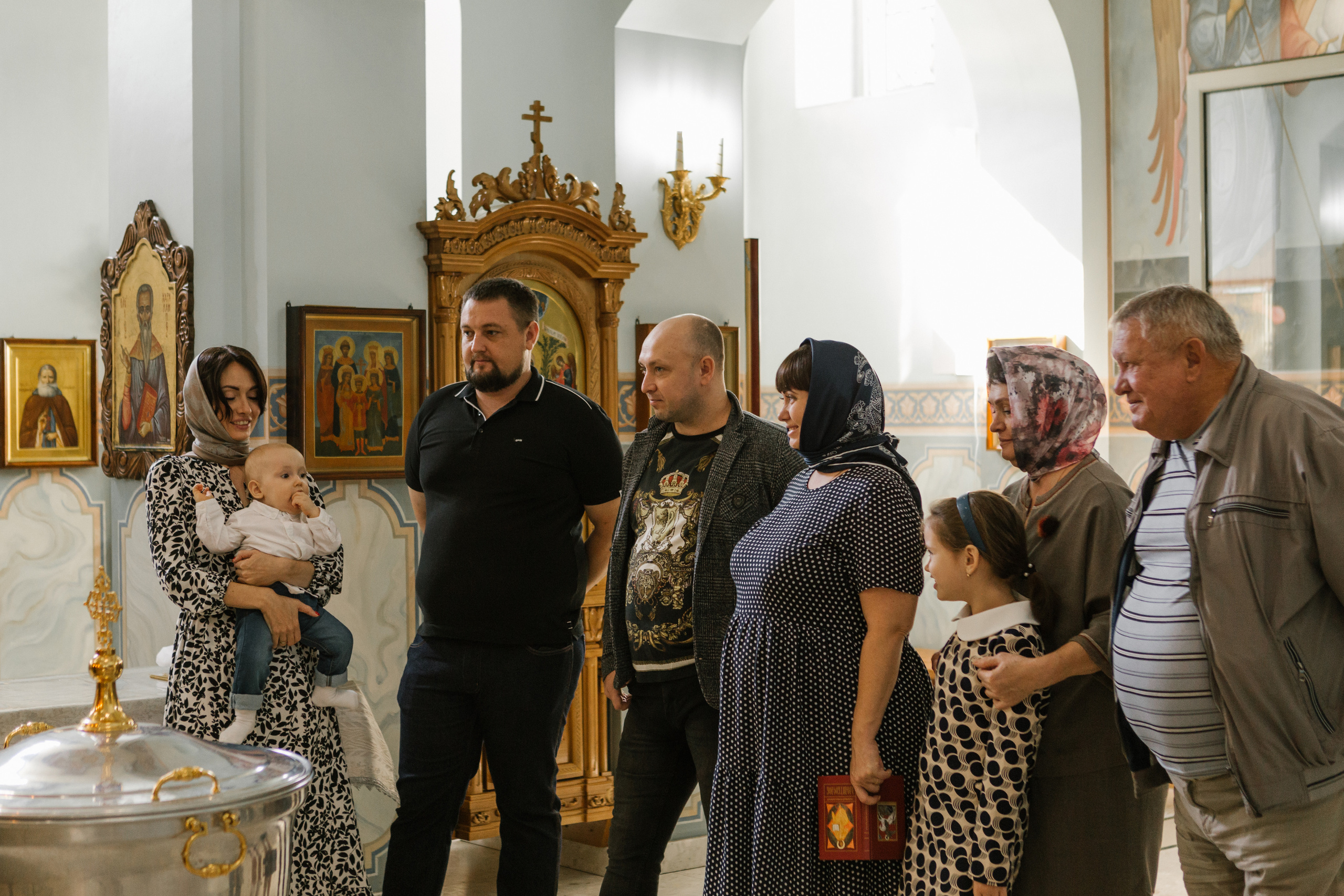 Крещение Ивана. Семейный фотограф в Краснодаре Виктория Кокоулина