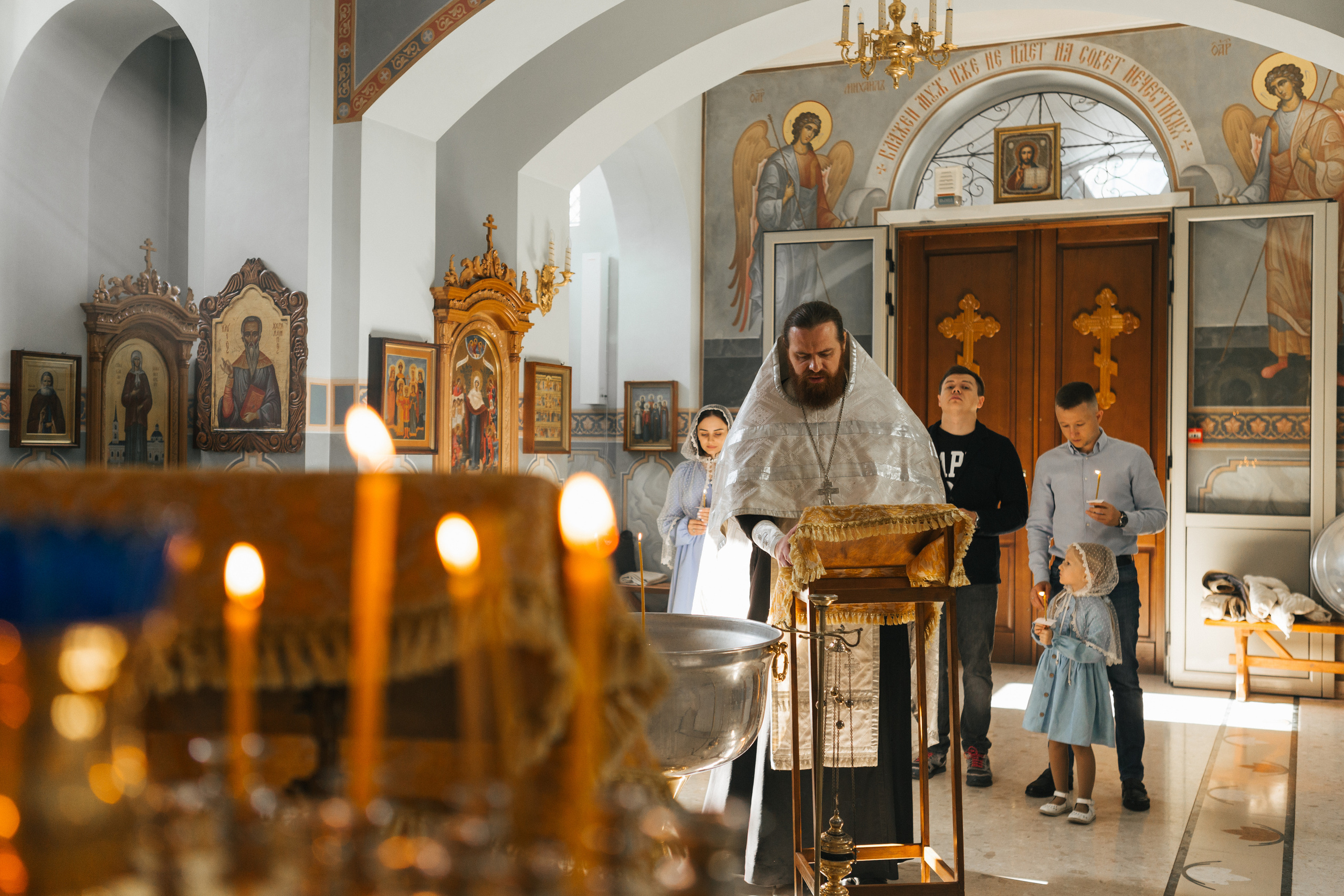 Крещение Тимура. Семейный фотограф в Краснодаре Виктория Кокоулина