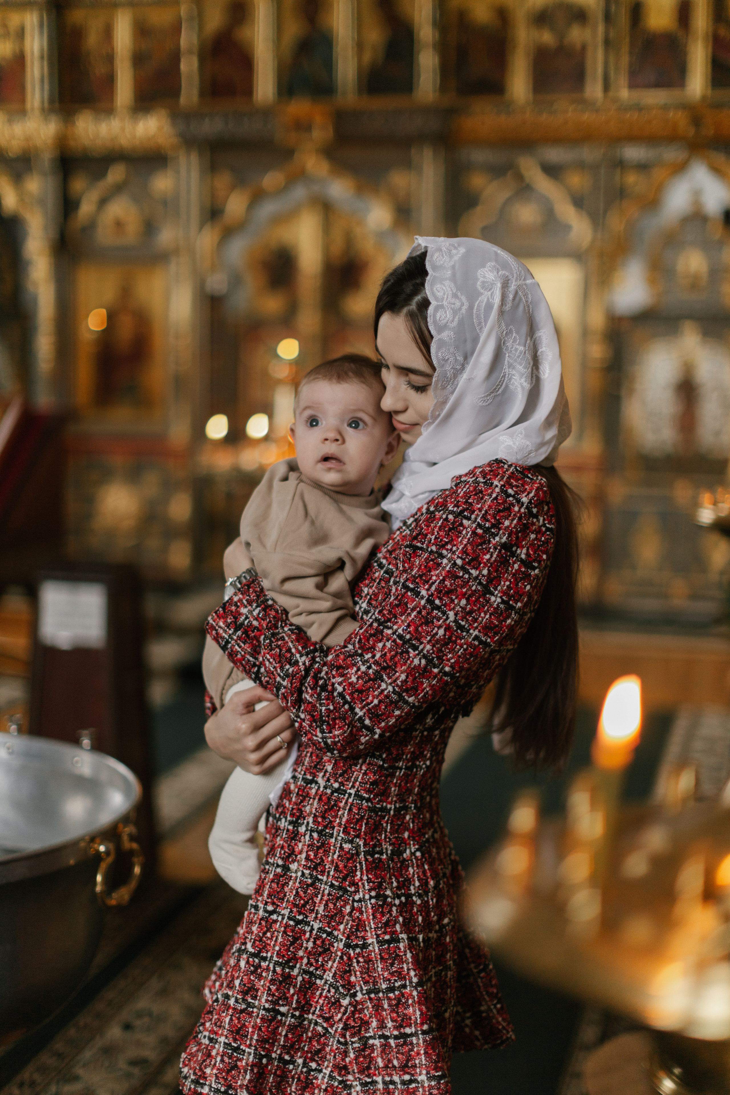 Крещение Есении. Семейный фотограф в Краснодаре Виктория Кокоулина