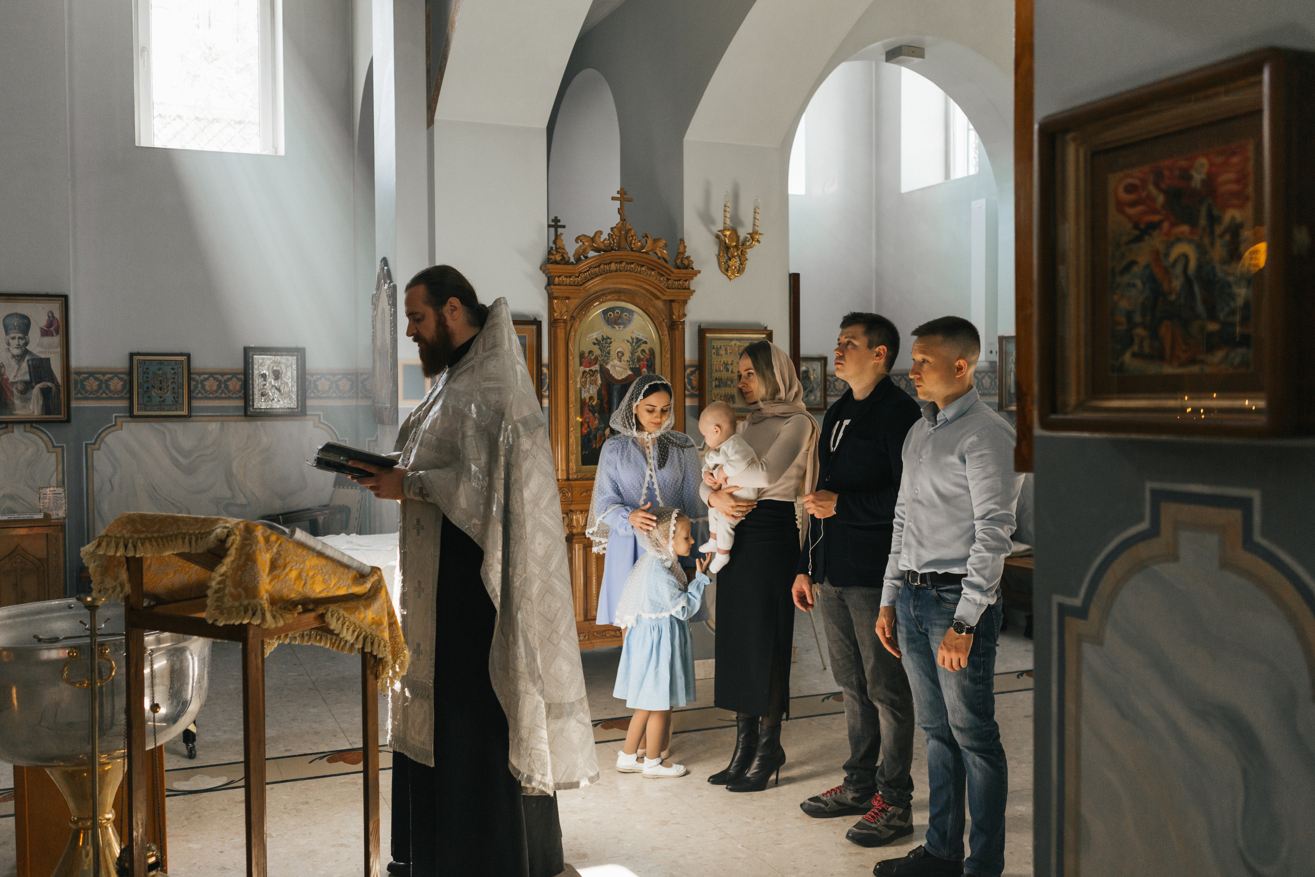 Крещение Тимура. Семейный фотограф в Краснодаре Виктория Кокоулина