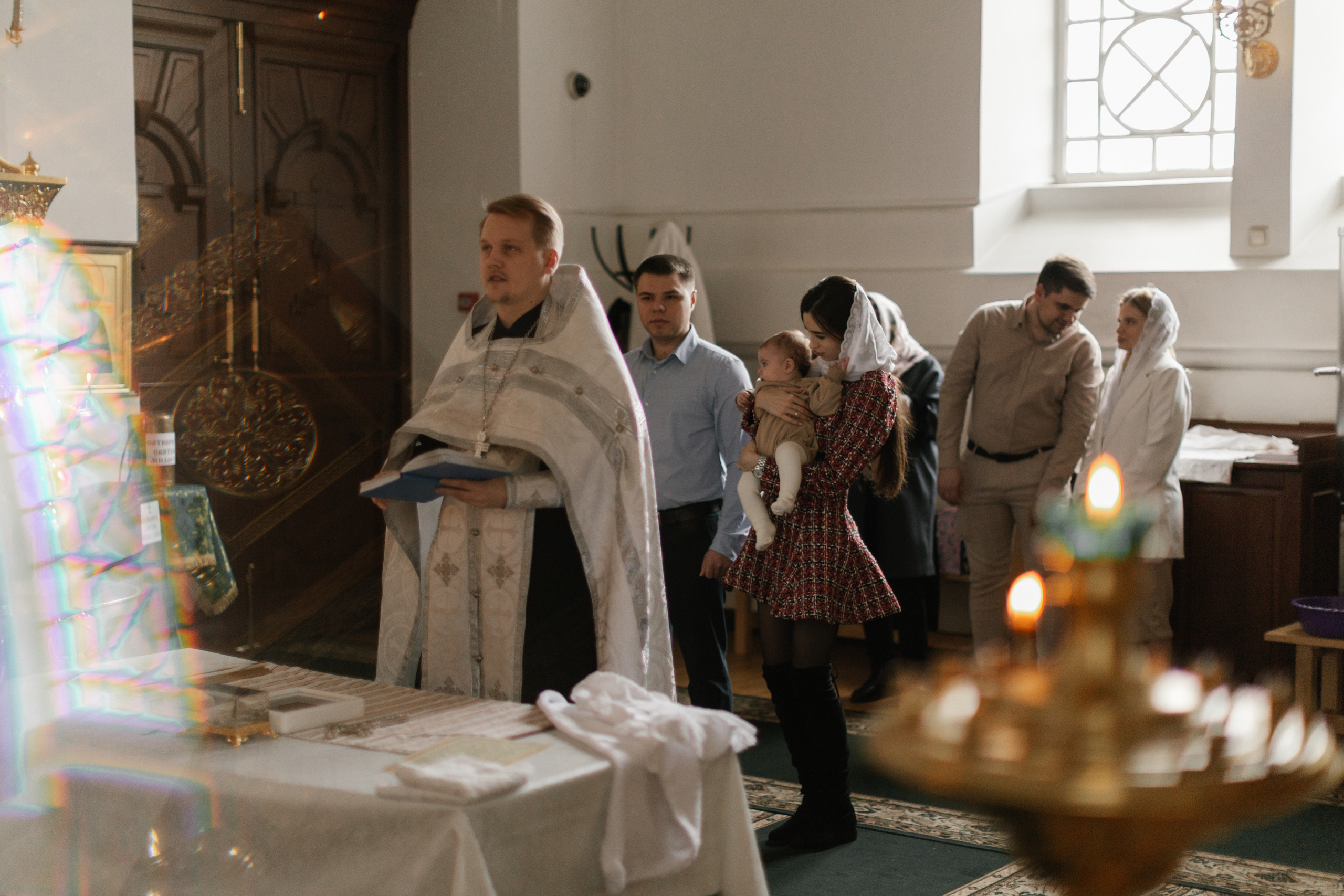Крещение Есении. Семейный фотограф в Краснодаре Виктория Кокоулина
