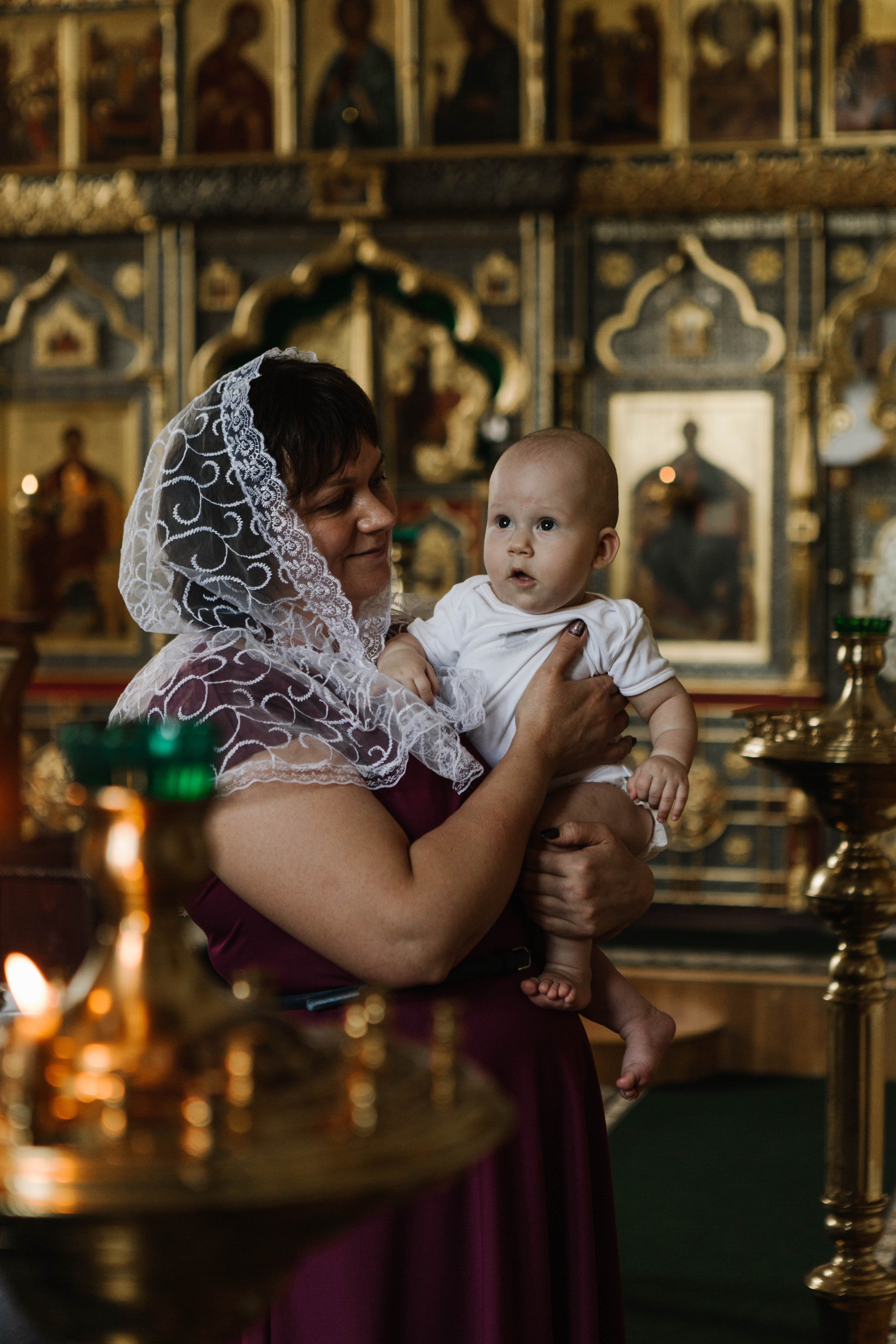 Крещение Варвары. Семейный фотограф в Краснодаре Виктория Кокоулина