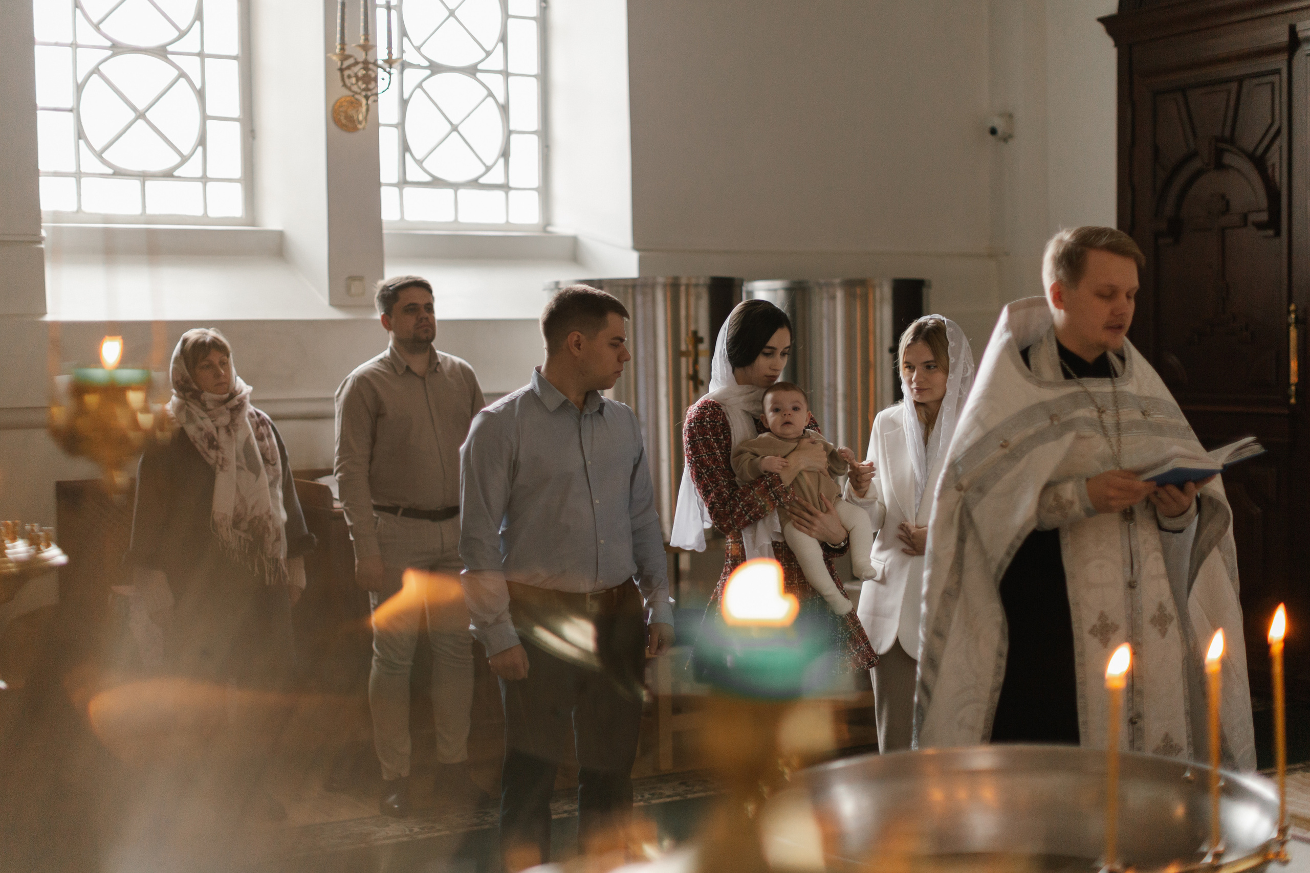 Крещение Есении. Семейный фотограф в Краснодаре Виктория Кокоулина