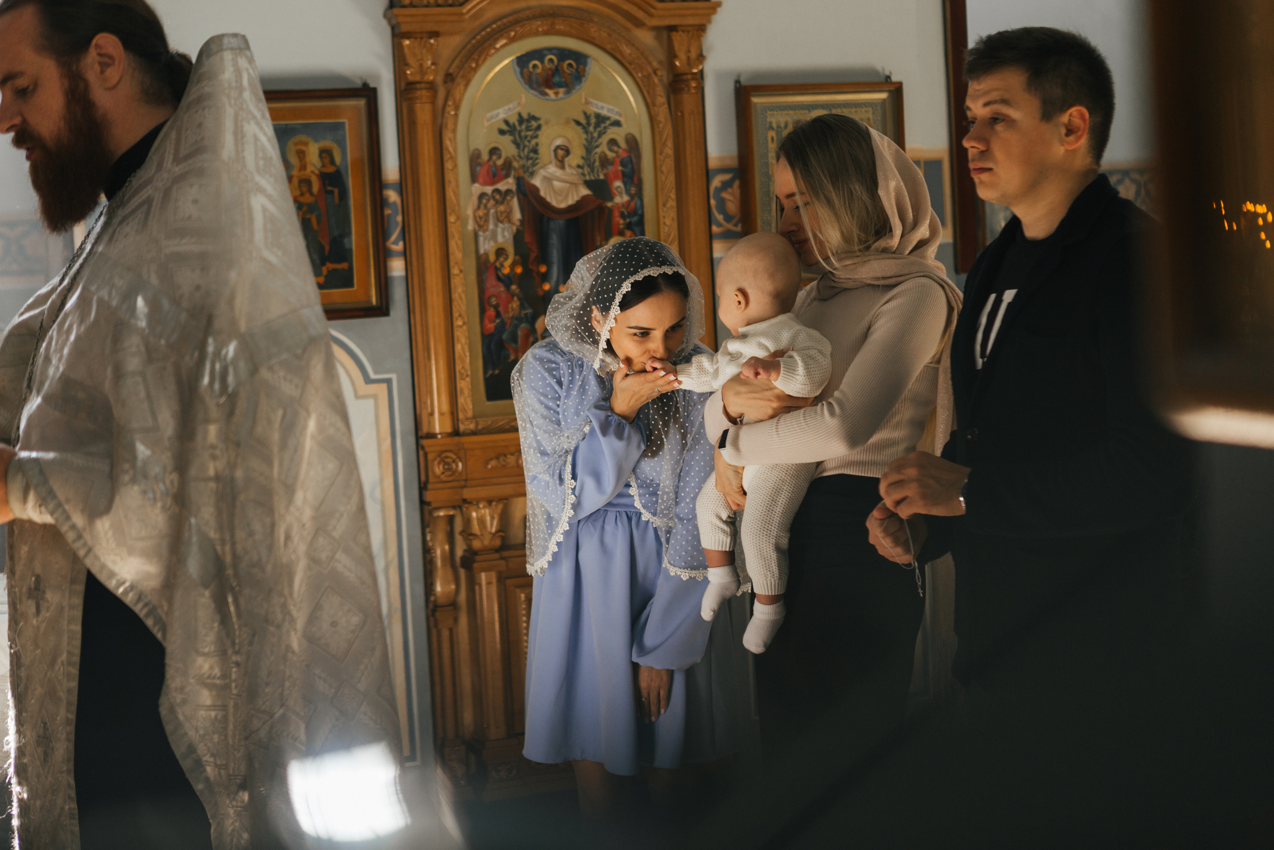 Крещение Тимура. Семейный фотограф в Краснодаре Виктория Кокоулина