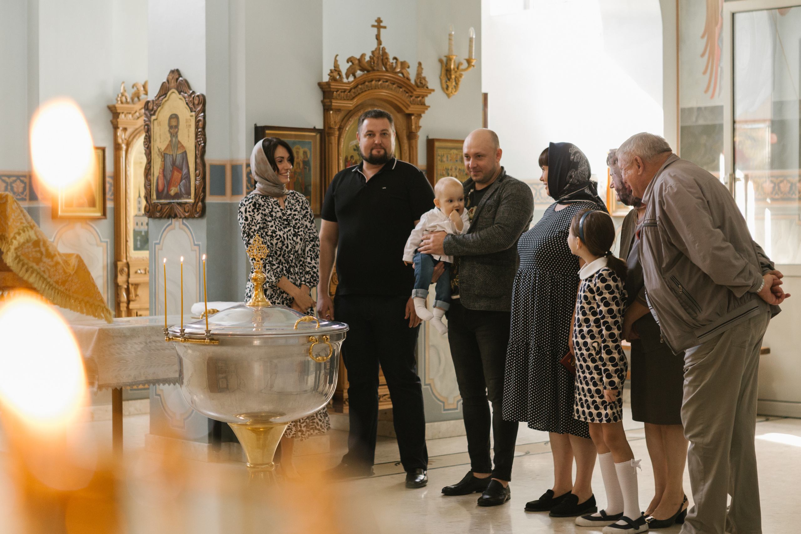 Крещение Ивана. Семейный фотограф в Краснодаре Виктория Кокоулина