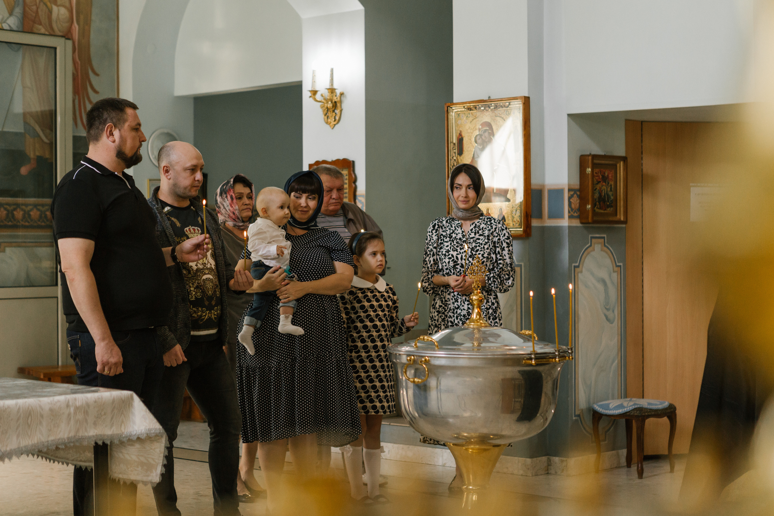 Крещение Ивана. Семейный фотограф в Краснодаре Виктория Кокоулина