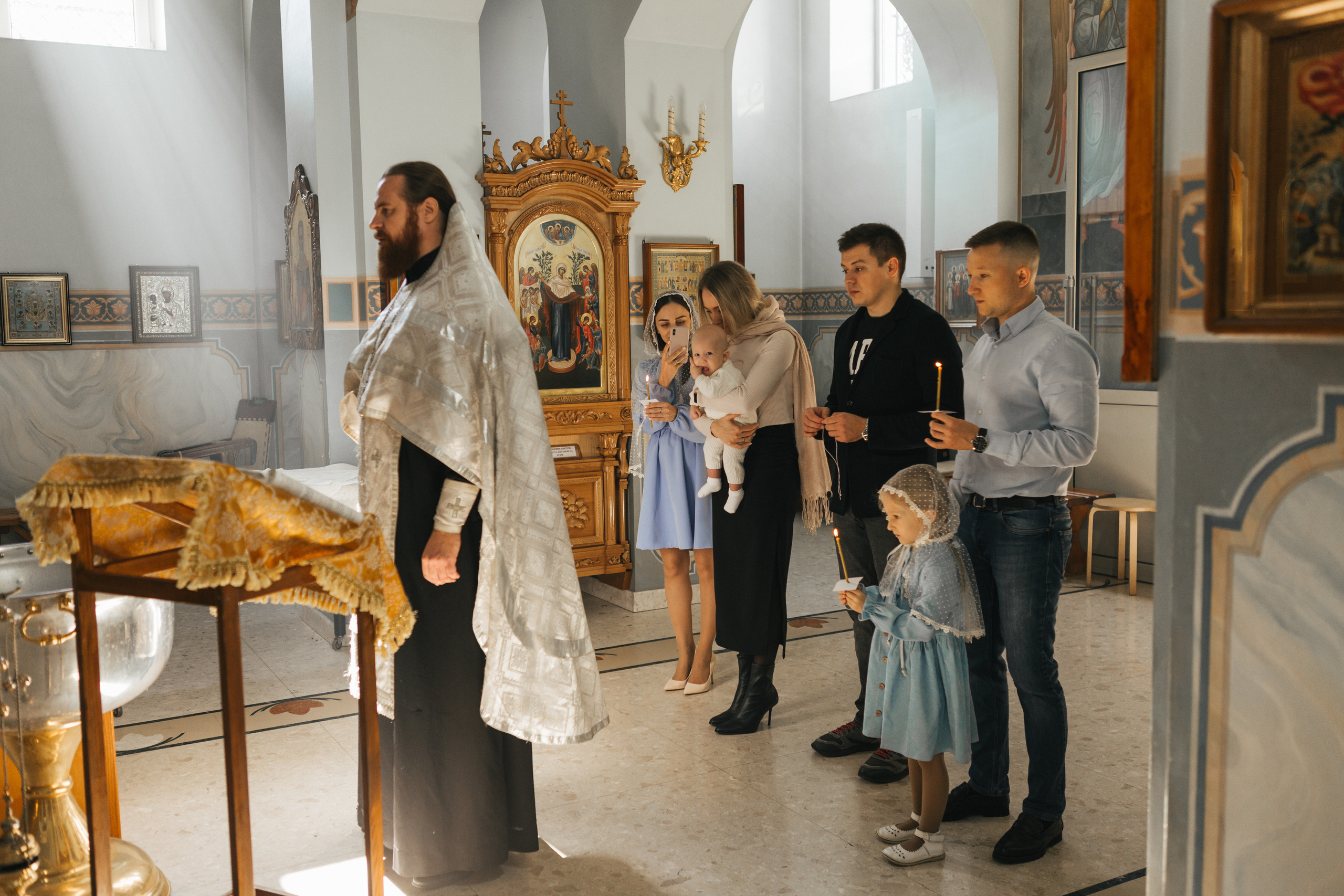 Крещение Тимура. Семейный фотограф в Краснодаре Виктория Кокоулина