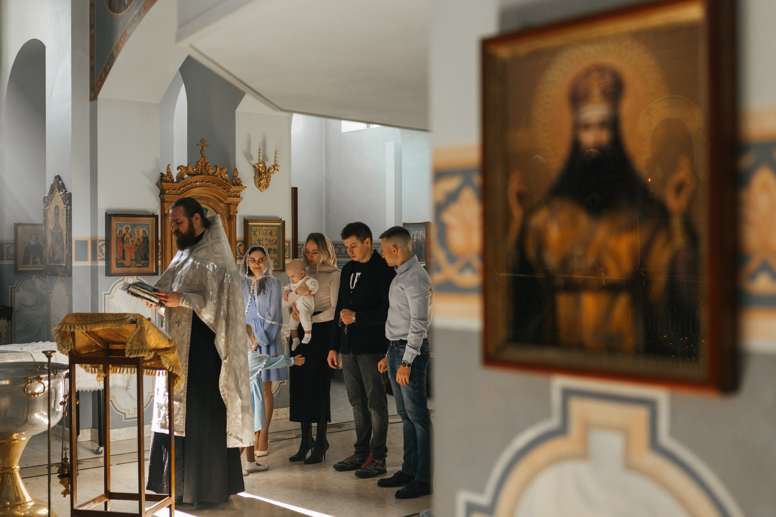 Крещение Тимура. Семейный фотограф в Краснодаре Виктория Кокоулина