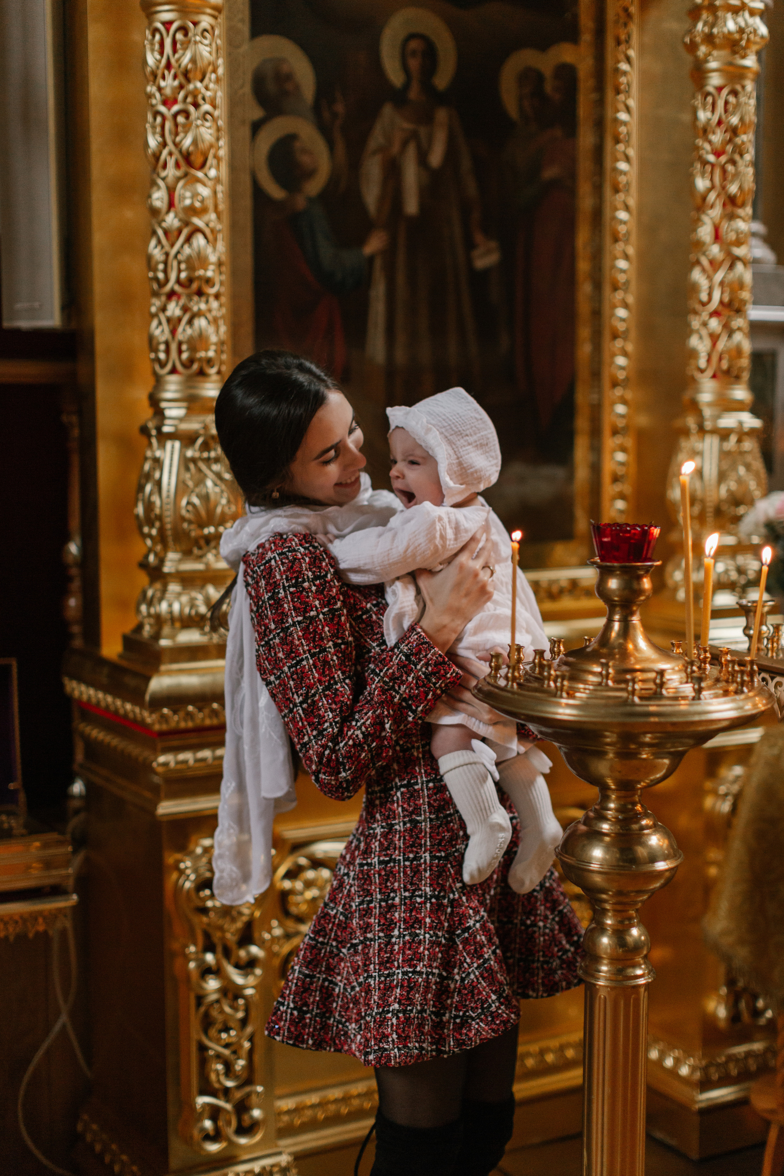 Крещение Есении. Семейный фотограф в Краснодаре Виктория Кокоулина