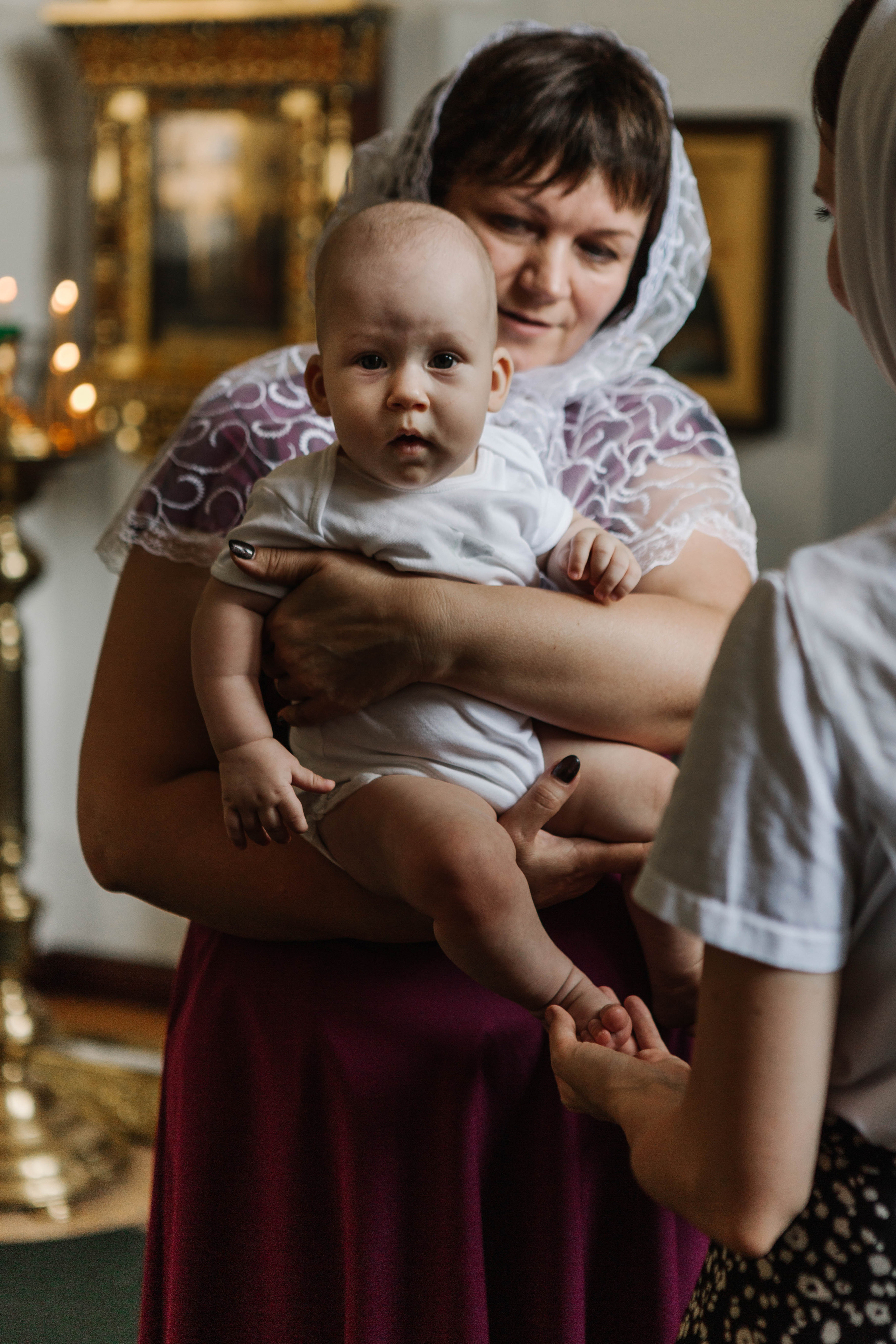 Крещение Варвары. Семейный фотограф в Краснодаре Виктория Кокоулина