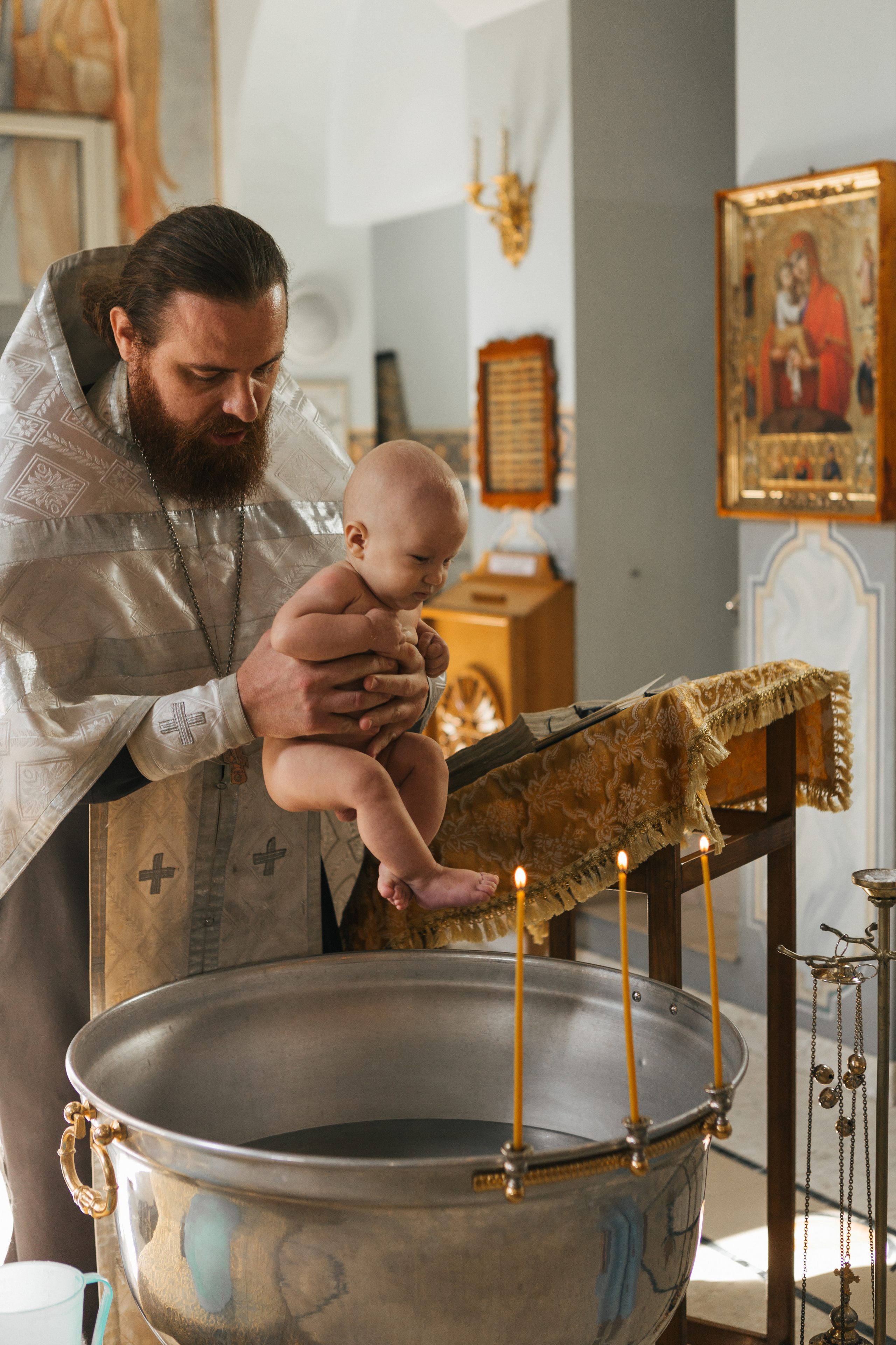 Крещение Тимура. Семейный фотограф в Краснодаре Виктория Кокоулина