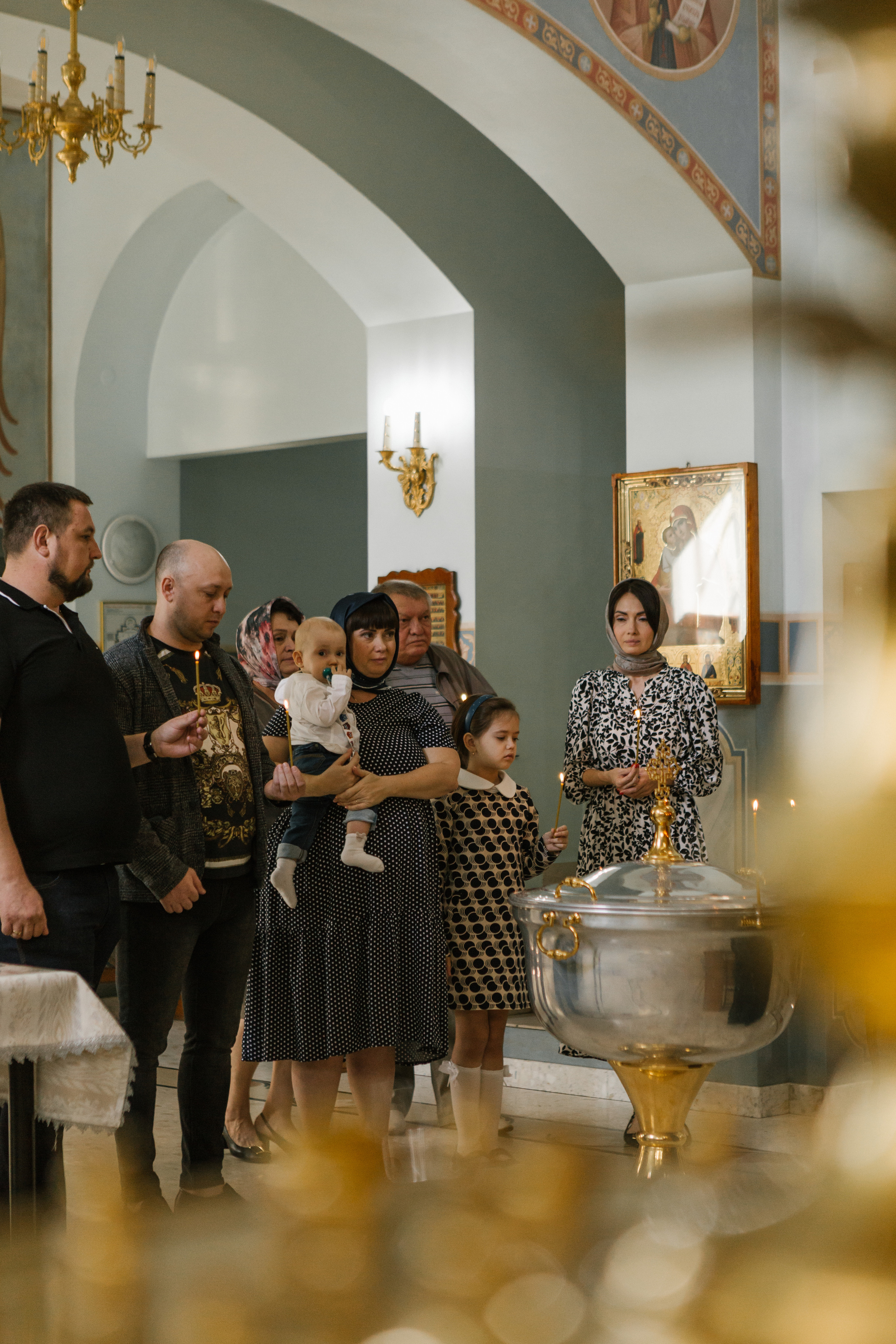 Крещение Ивана. Семейный фотограф в Краснодаре Виктория Кокоулина